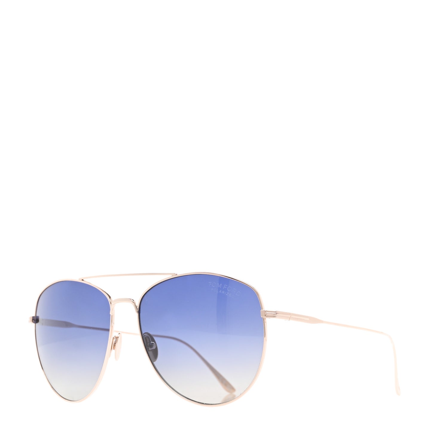 Titanium Milla Aviator Sunglasses TF784 Gold