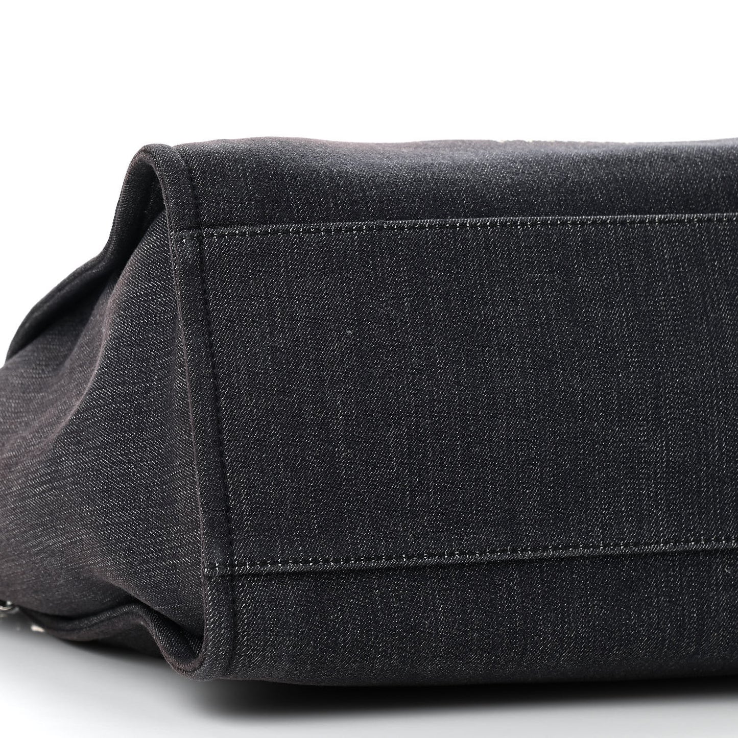 Denim Medium Deauville Tote Dark Blue