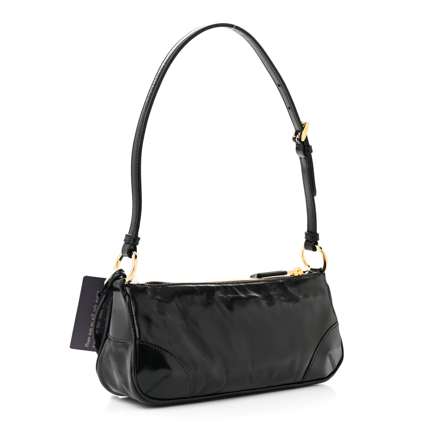 Soft Lux Calfskin Re-Edition 2002 Shoulder Bag Black