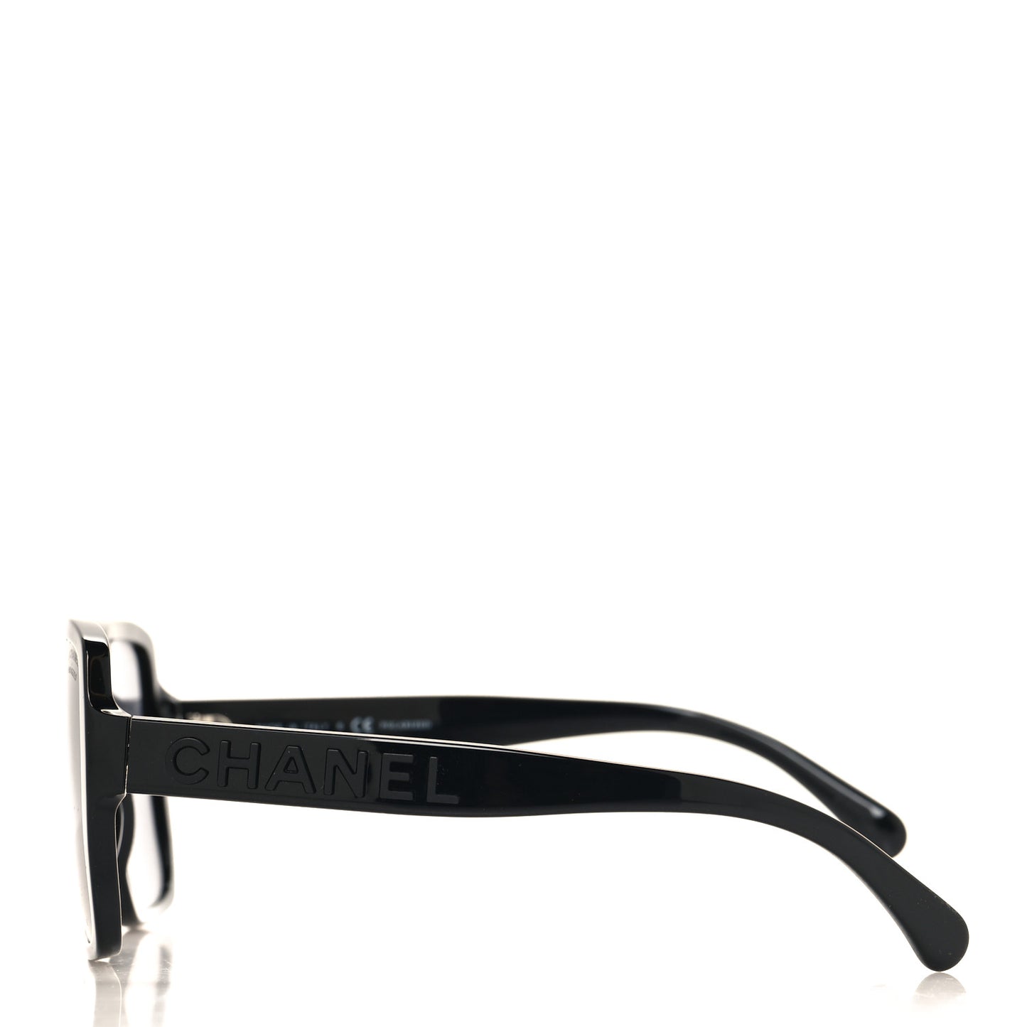 Acetate Square Sunglasses 5408 Black