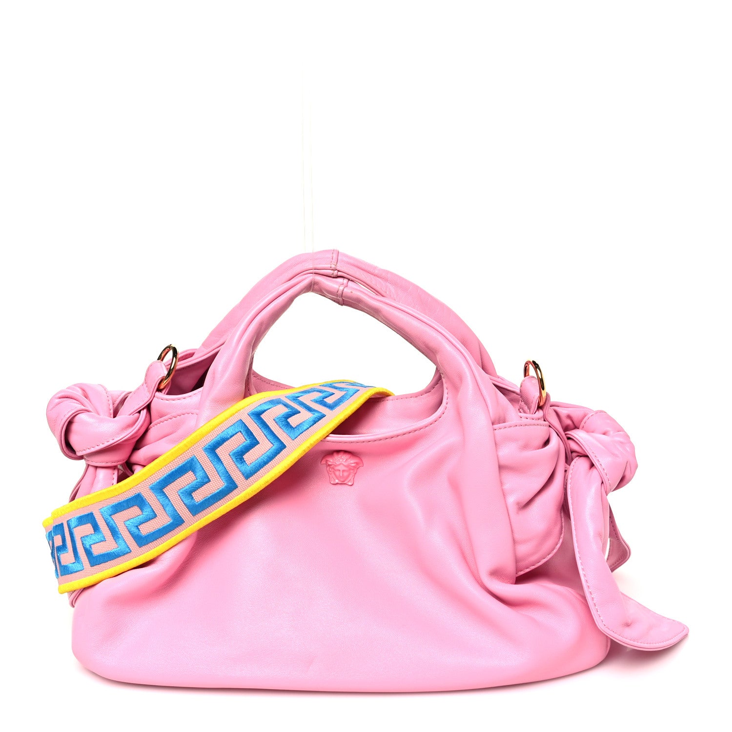 Versace Nappa Medusa Chain Shoulder Bag Pink 1834246 – FASHIONPHILE