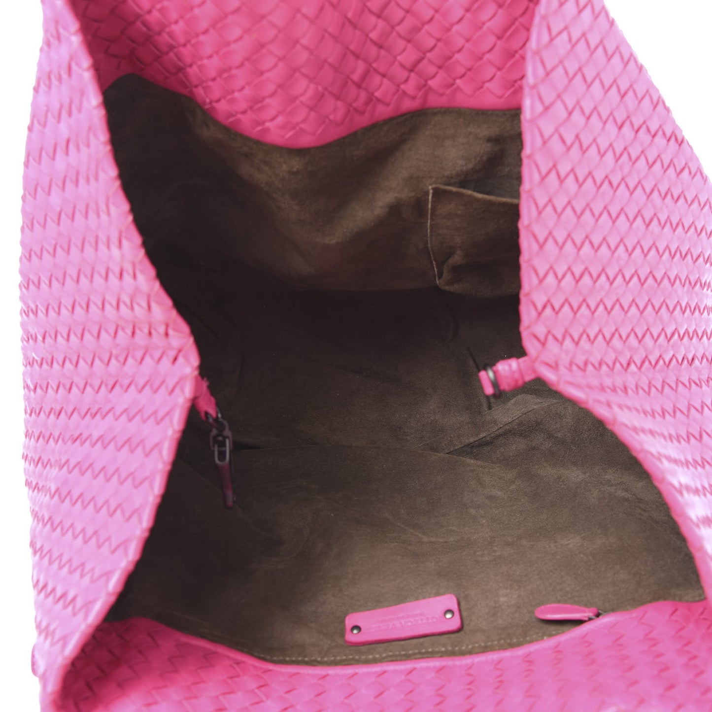 Nappa Intrecciato Large Seamless Tote Fuchsia