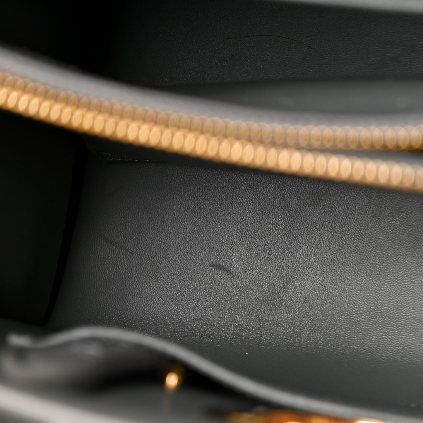Grained Calfskin Large St. Honore Tote Grey
