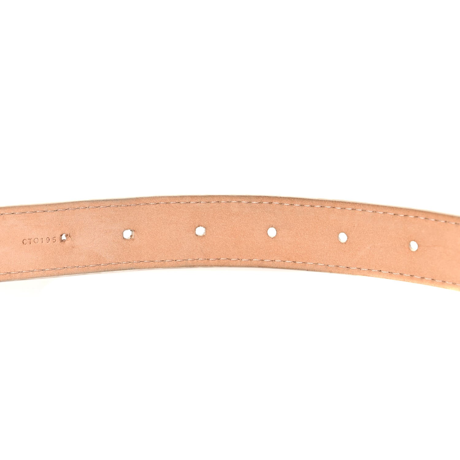 Louis Vuitton Damier Azur 25mm Mini Belt 85 34 6 of 9
