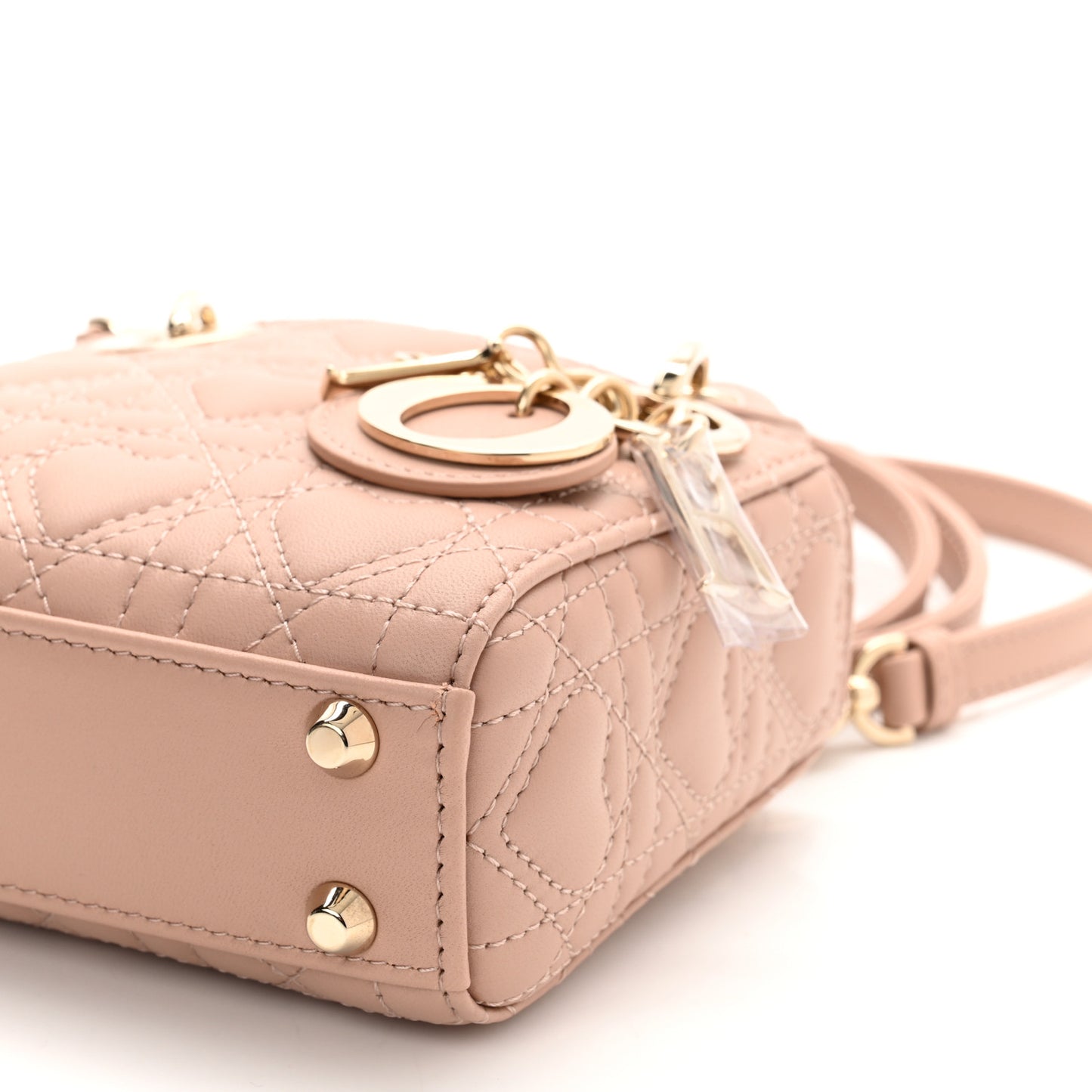 Lambskin Cannage Micro DiorAmour Lady Dior Pink