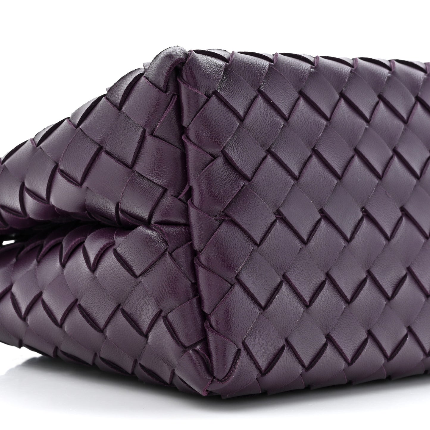 Nappa Intrecciato Small East West Andiamo Shoulder Bag Dark Mystic