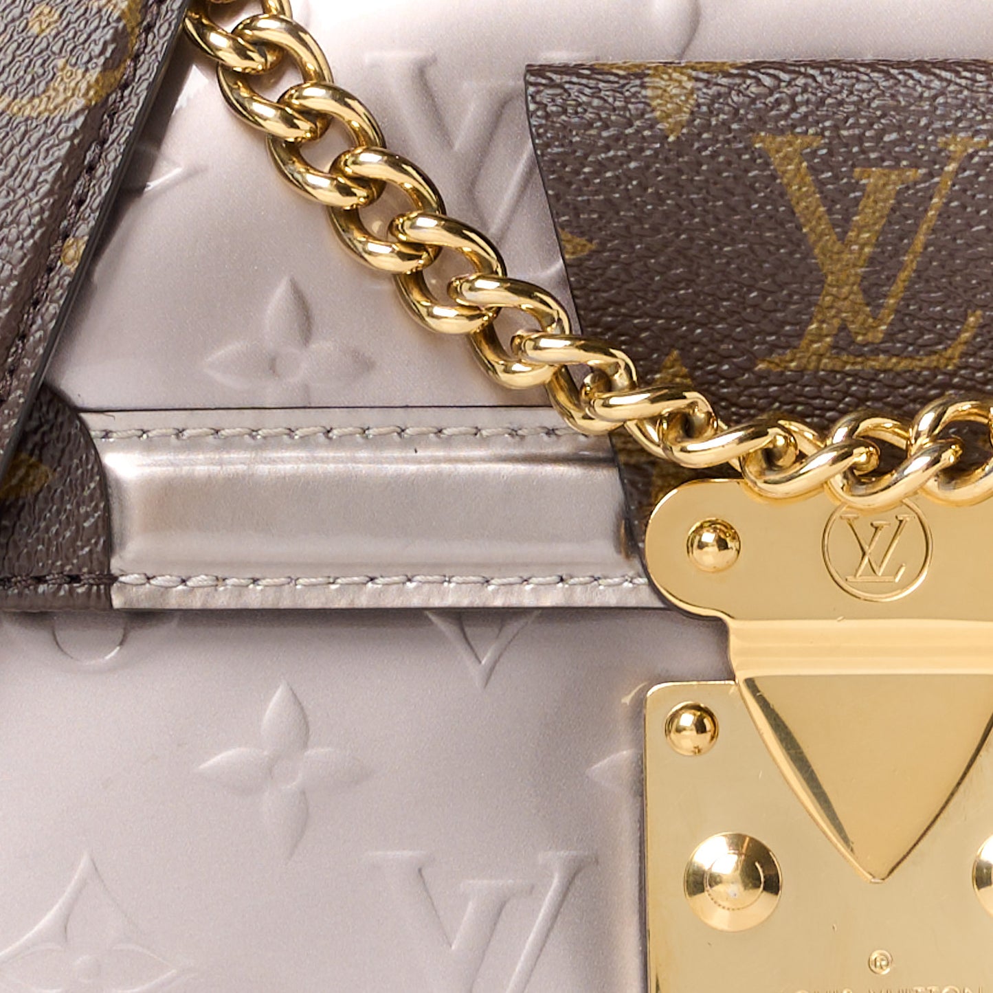 Vernis Epi Monogram Wynwood Metallic Taupe Grey