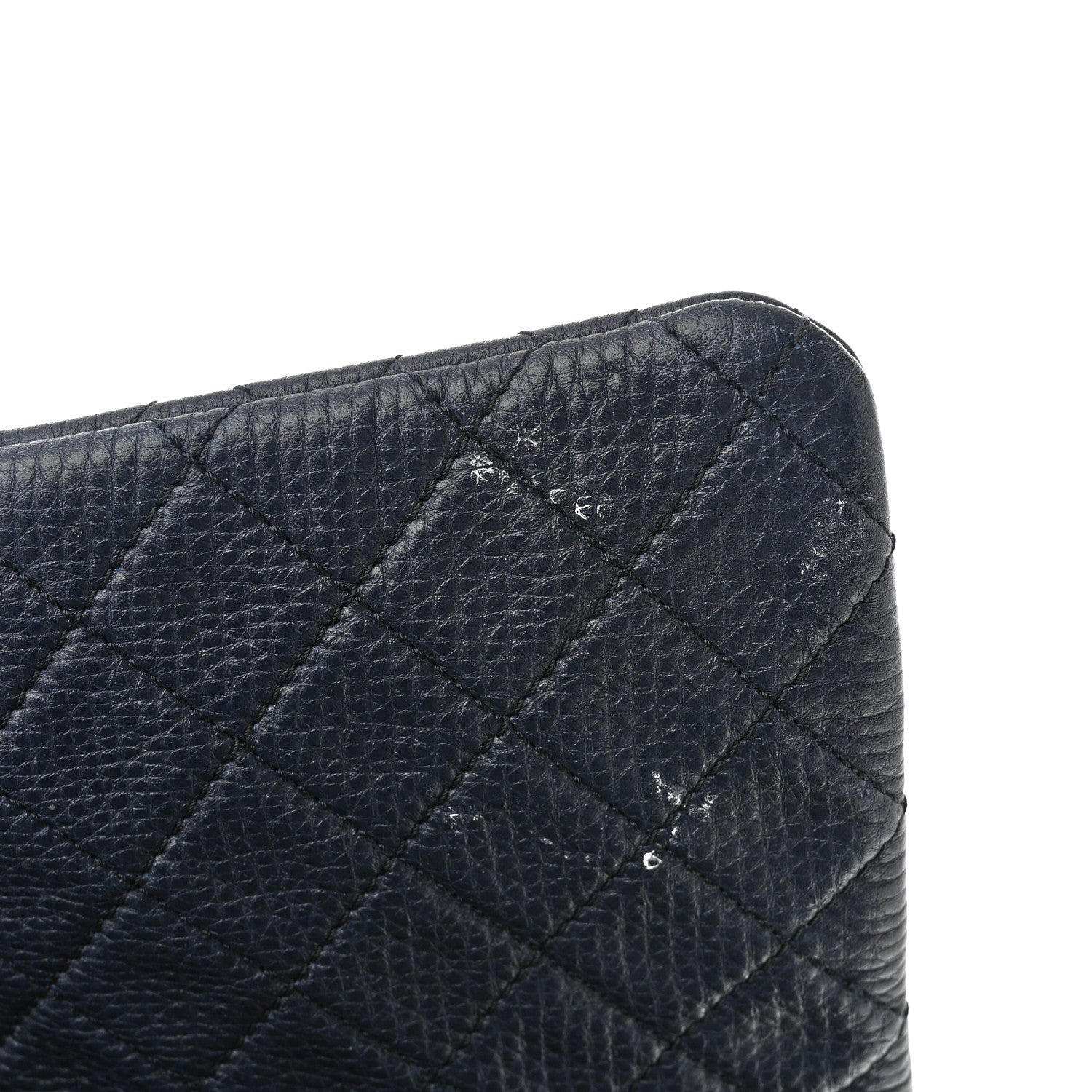 Chanel Calfskin Quilted XXL Travel Flap Bag Navy 13 of 15