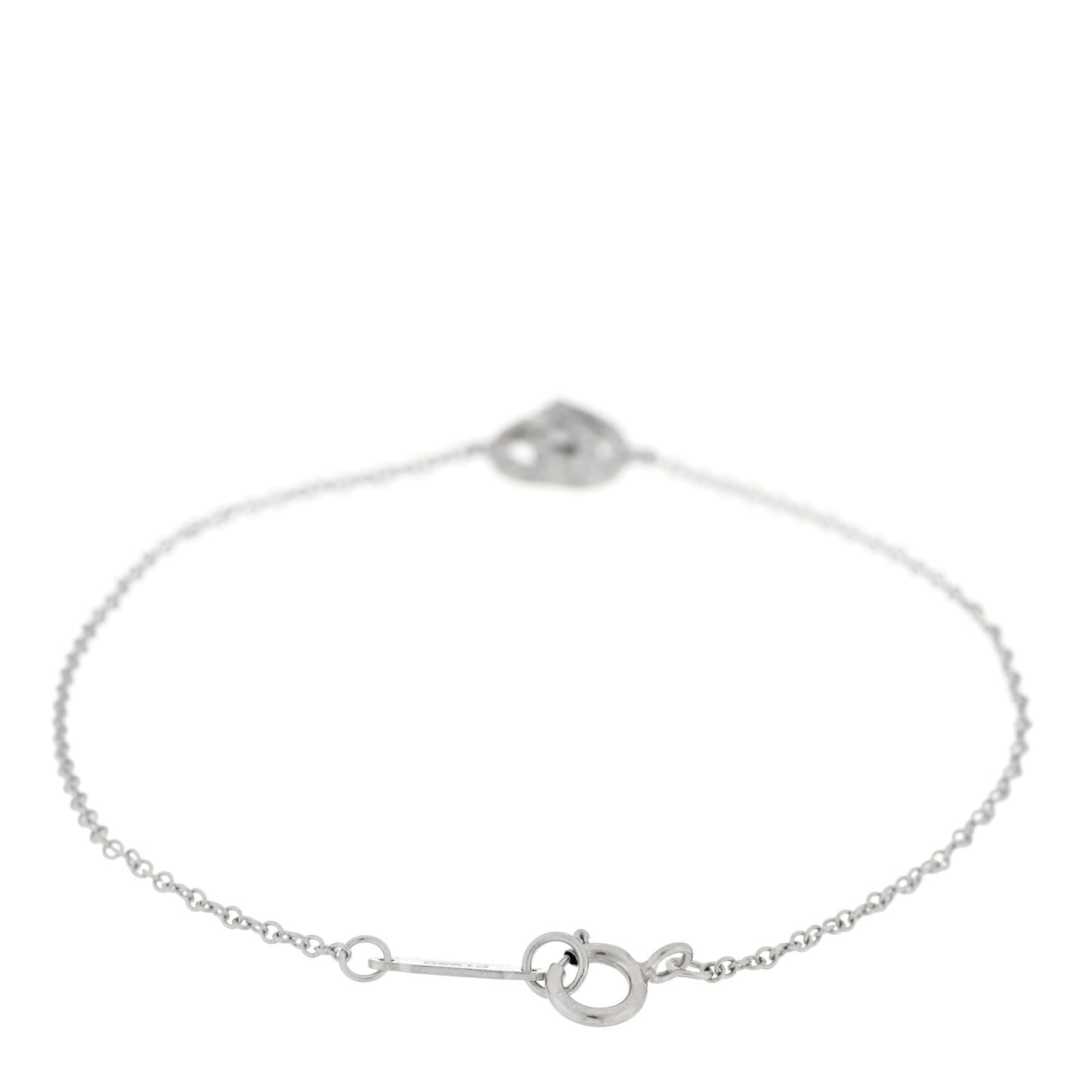 Platinum Diamond Enchant Heart Bracelet