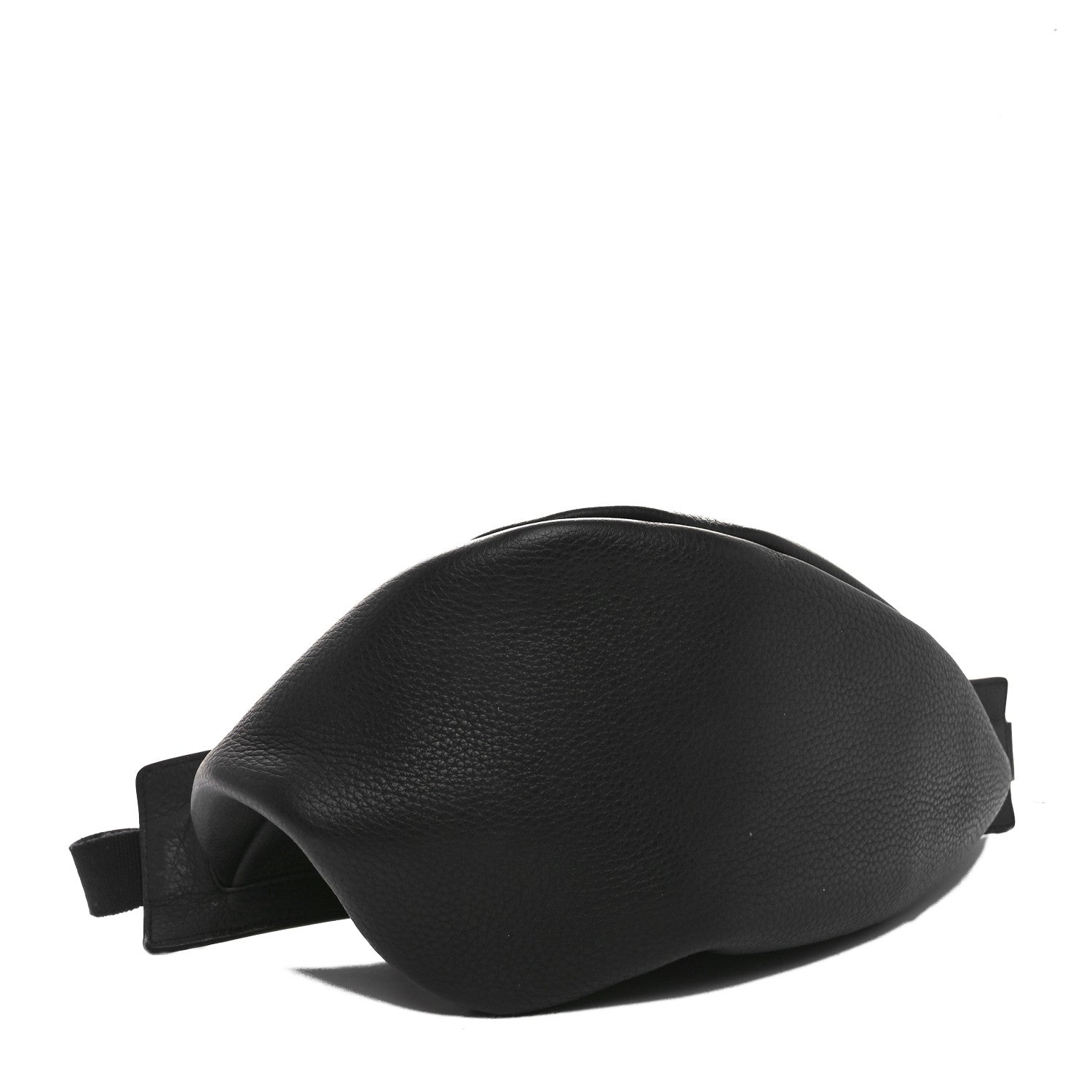 The Row Grained Calfskin Large Slouchy Banana Bag Black 4 of 10