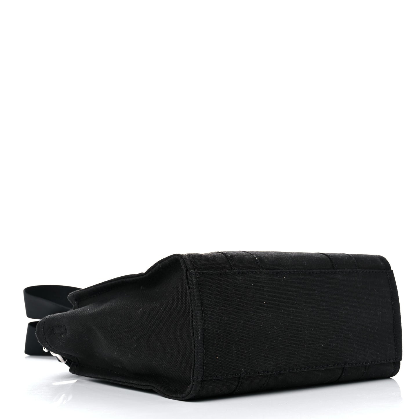 Cotton Canvas Mini The Traveler Tote Bag Black