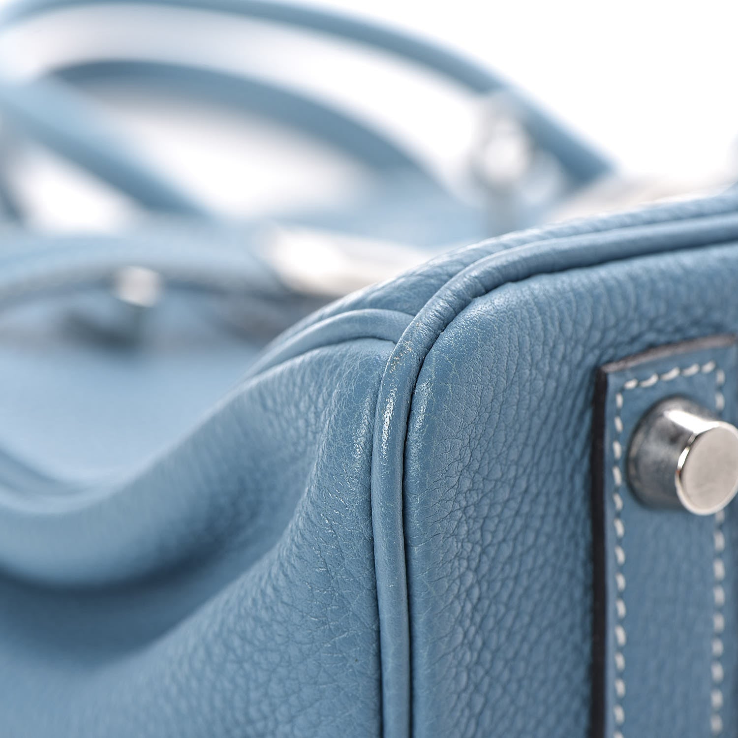 Hermes Togo Birkin 25 Blue Jean 25 of 36