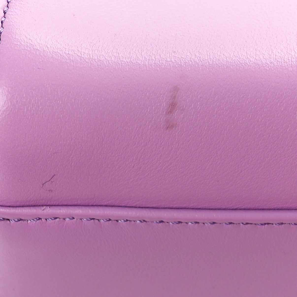 Fendi Nappa Stacked Bar Mini Peekaboo Iconic Satchel Violetta 10 of 10