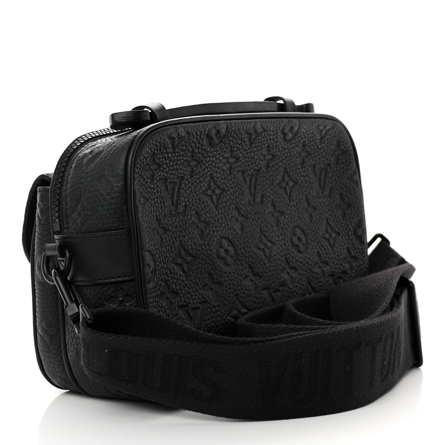Taurillon Monogram S Lock Messenger Black