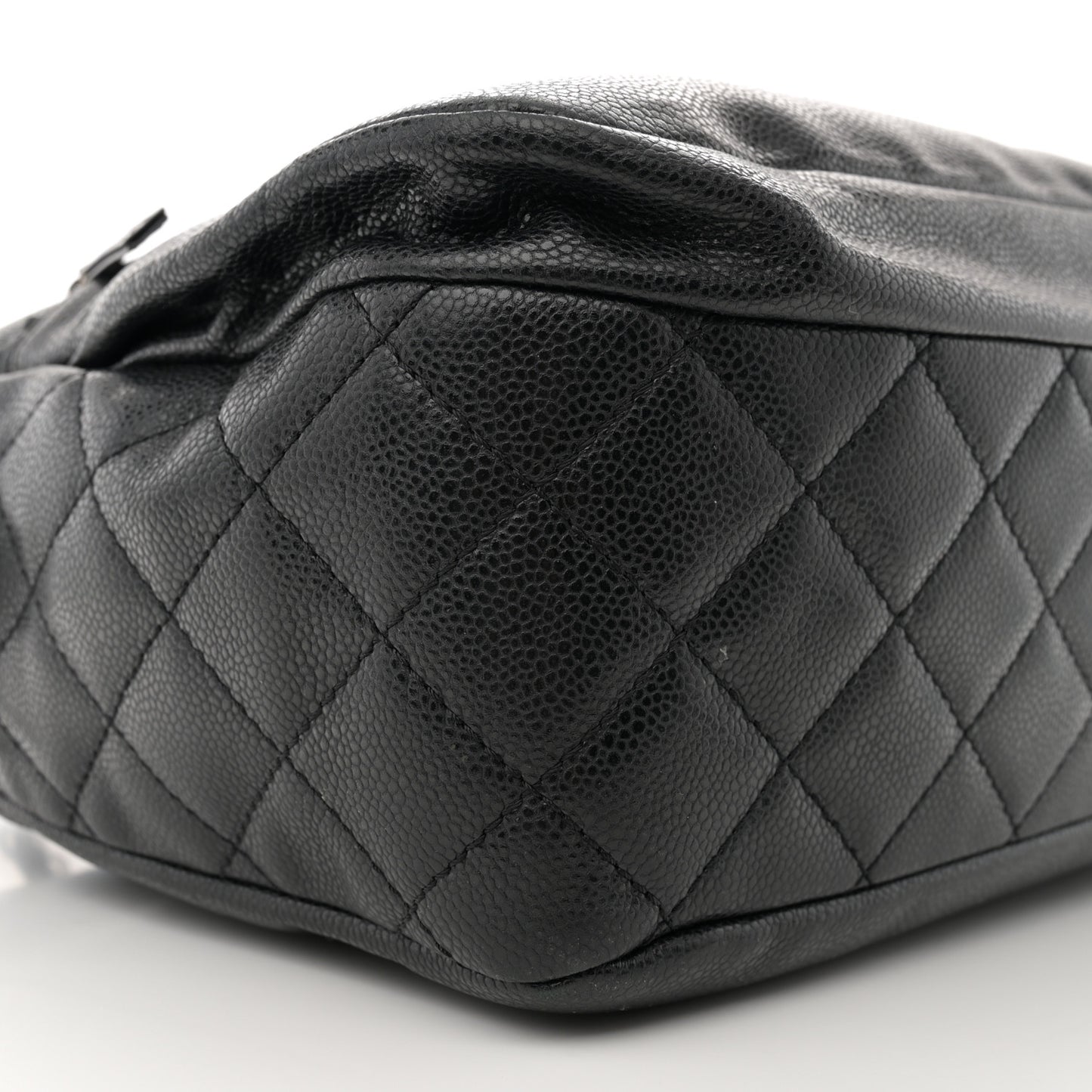 Caviar Quilted Timeless CC Bowler Bag Black