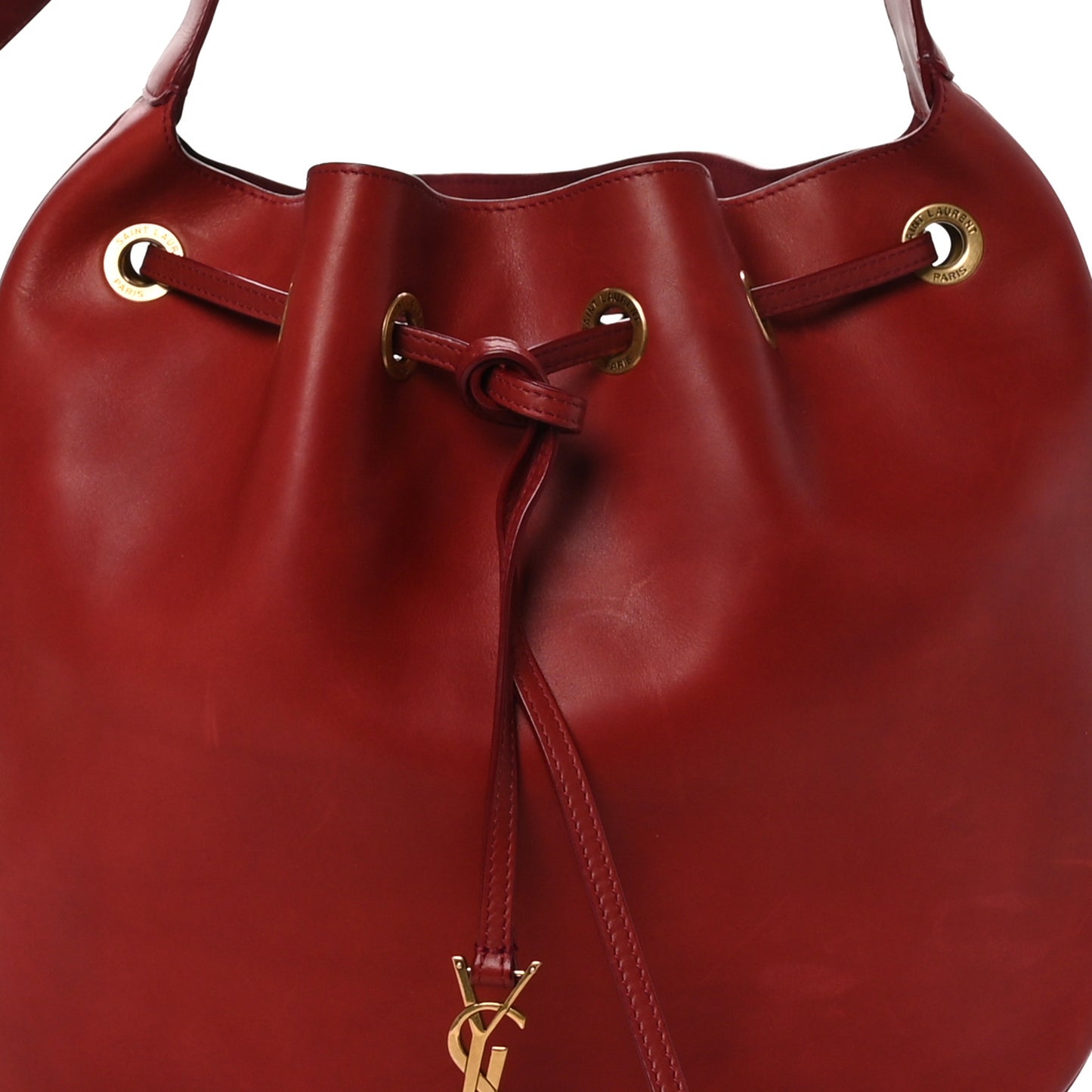Calfskin Medium Paris VII Flat Hobo Red