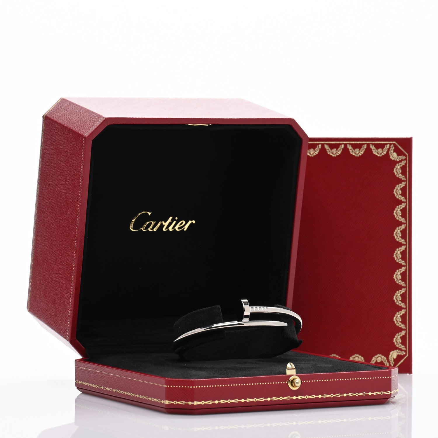 Cartier 18K White Gold Juste Un Clou Bracelet 17 4 of 4