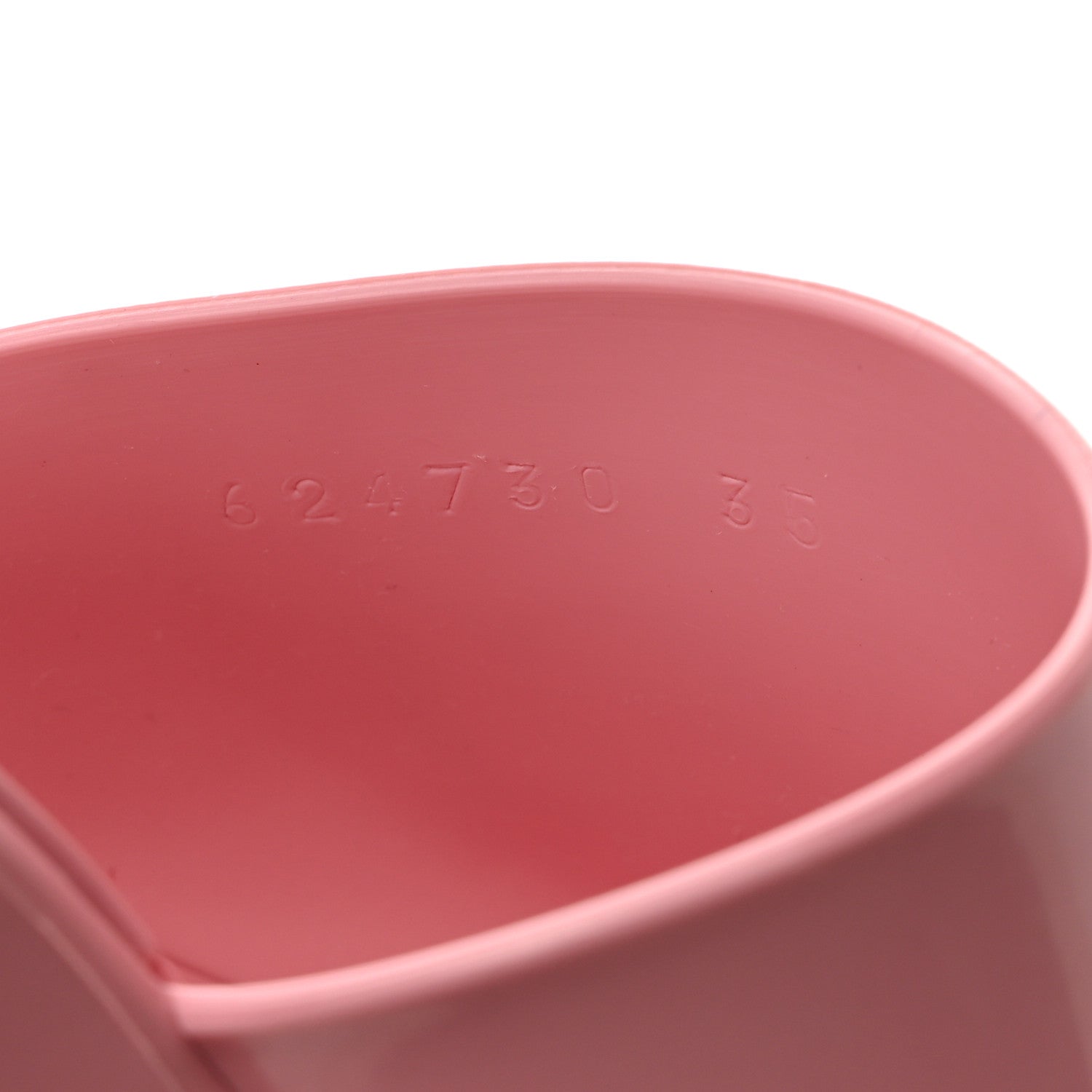 Gucci Rubber Gucci Logo Womens Platform 20/60mm Slide Sandals 35 Wild Rose 6 of 10