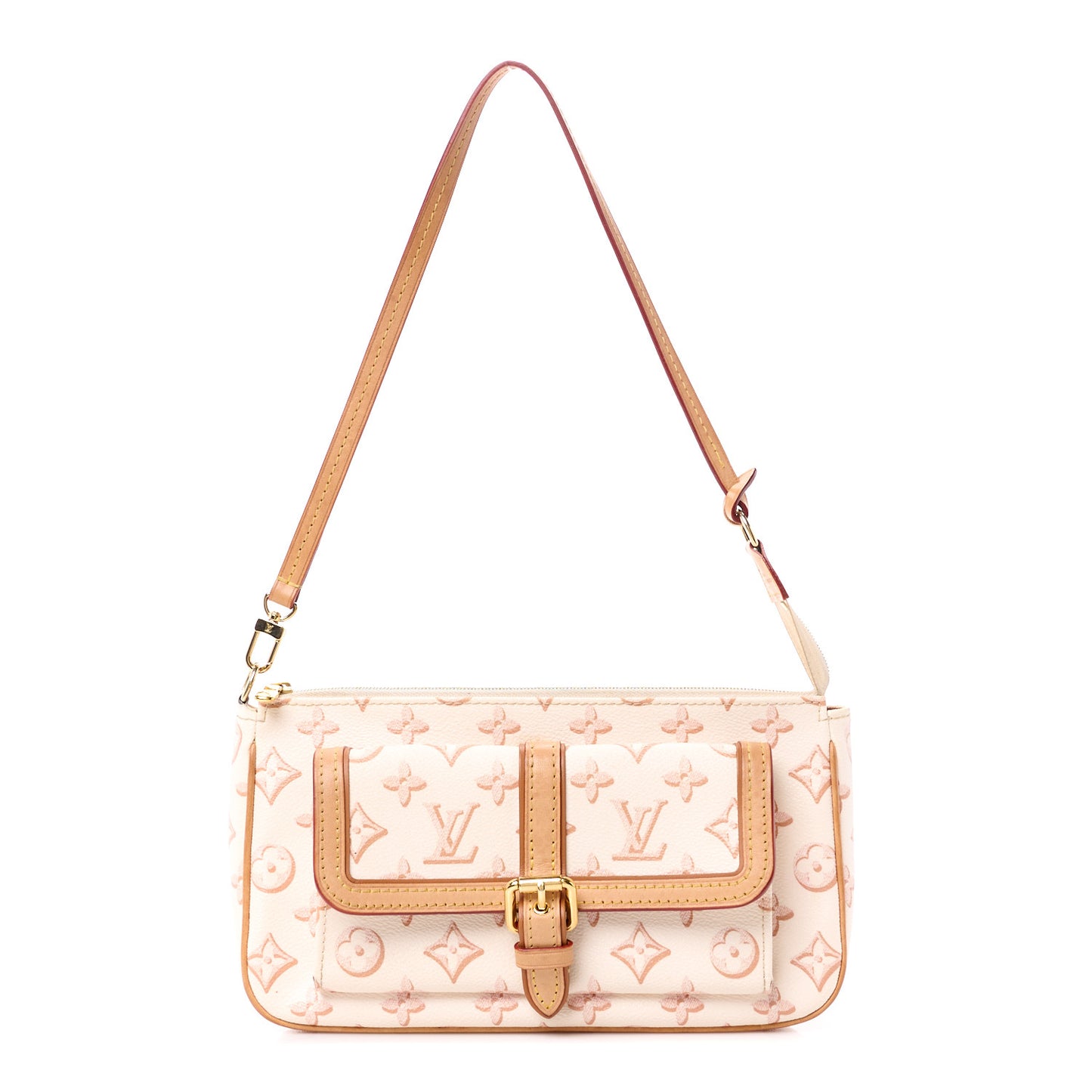 Monogram Fall For You Maxi Multi Pochette Accessories Beige Clair