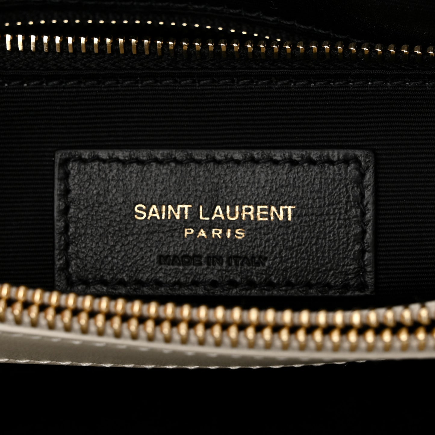 Calfskin Y Quilted Monogram Medium Loulou Chain Satchel Crema Soft
