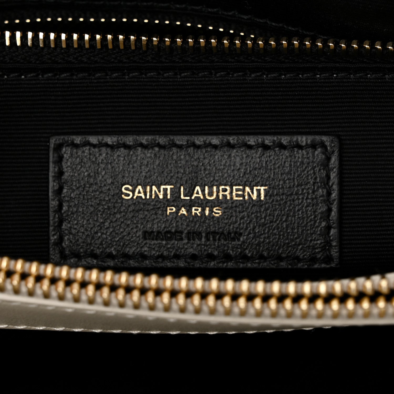 Saint Laurent Calfskin Y Quilted Monogram Medium Loulou Chain Satchel Crema Soft 6 of 11