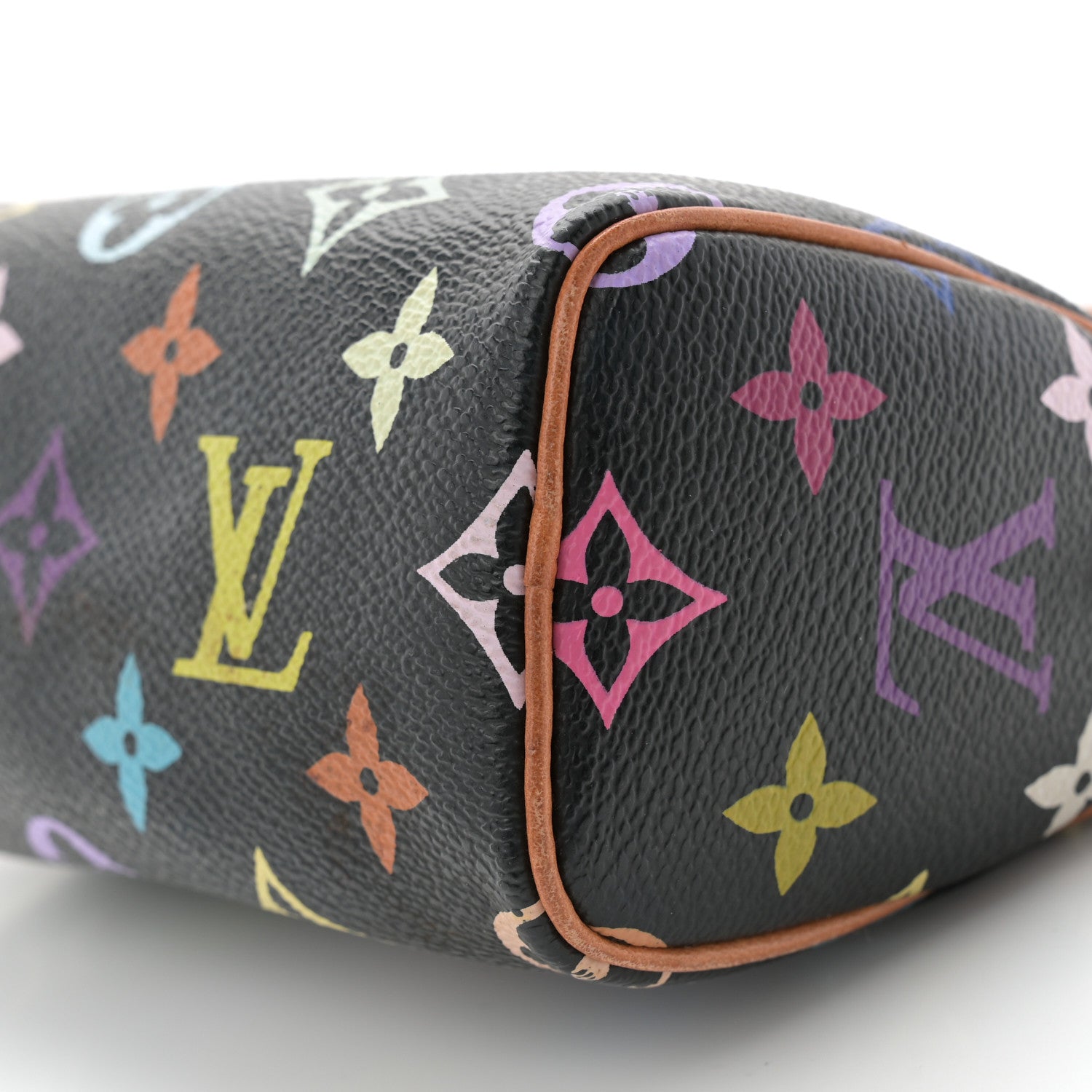 Louis Vuitton Monogram Multicolor Mini Sac HL Speedy Black 9 of 10