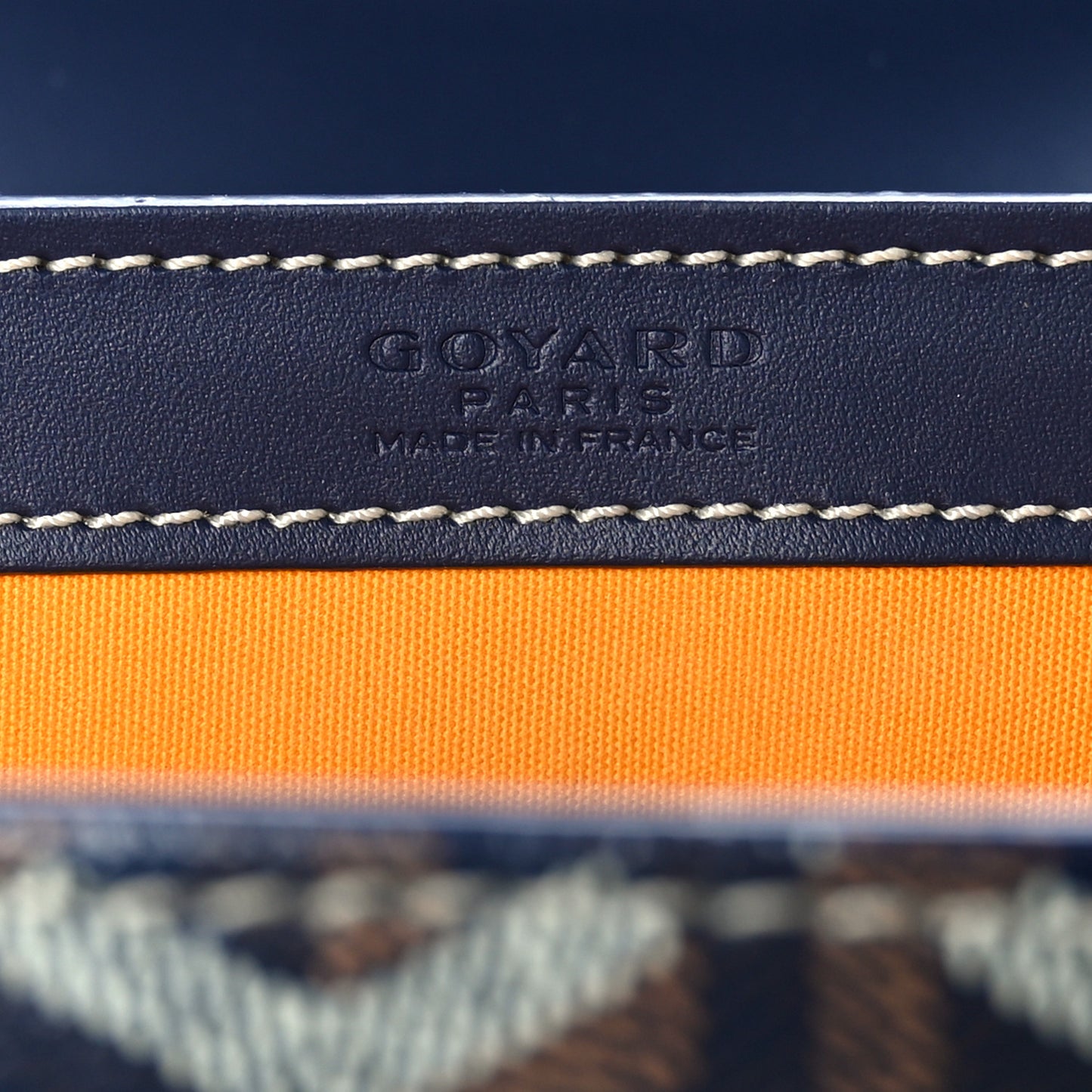 Goyardine Saigon MM Navy