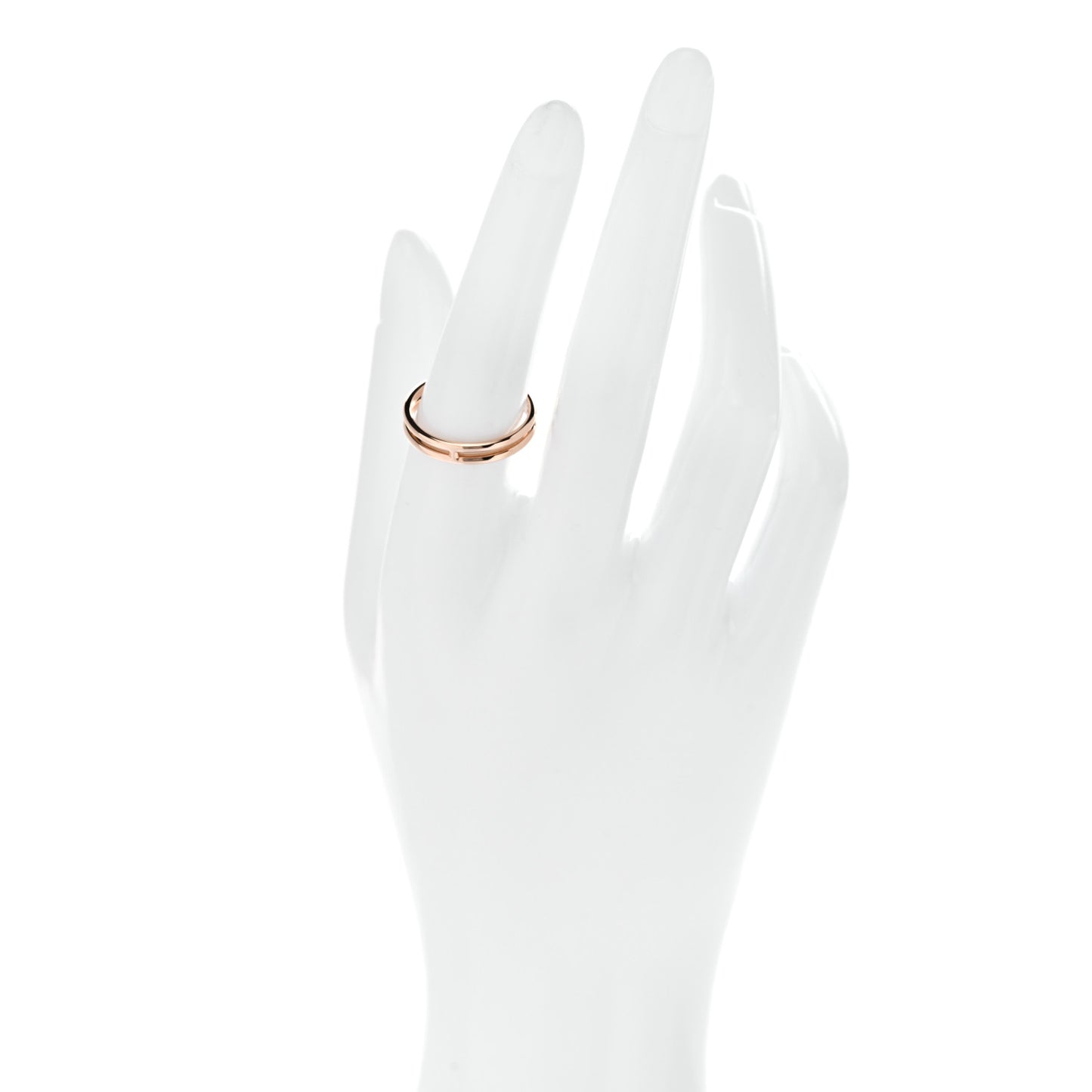 18K Rose Gold Ariane Wedding Band Ring 55 7.25