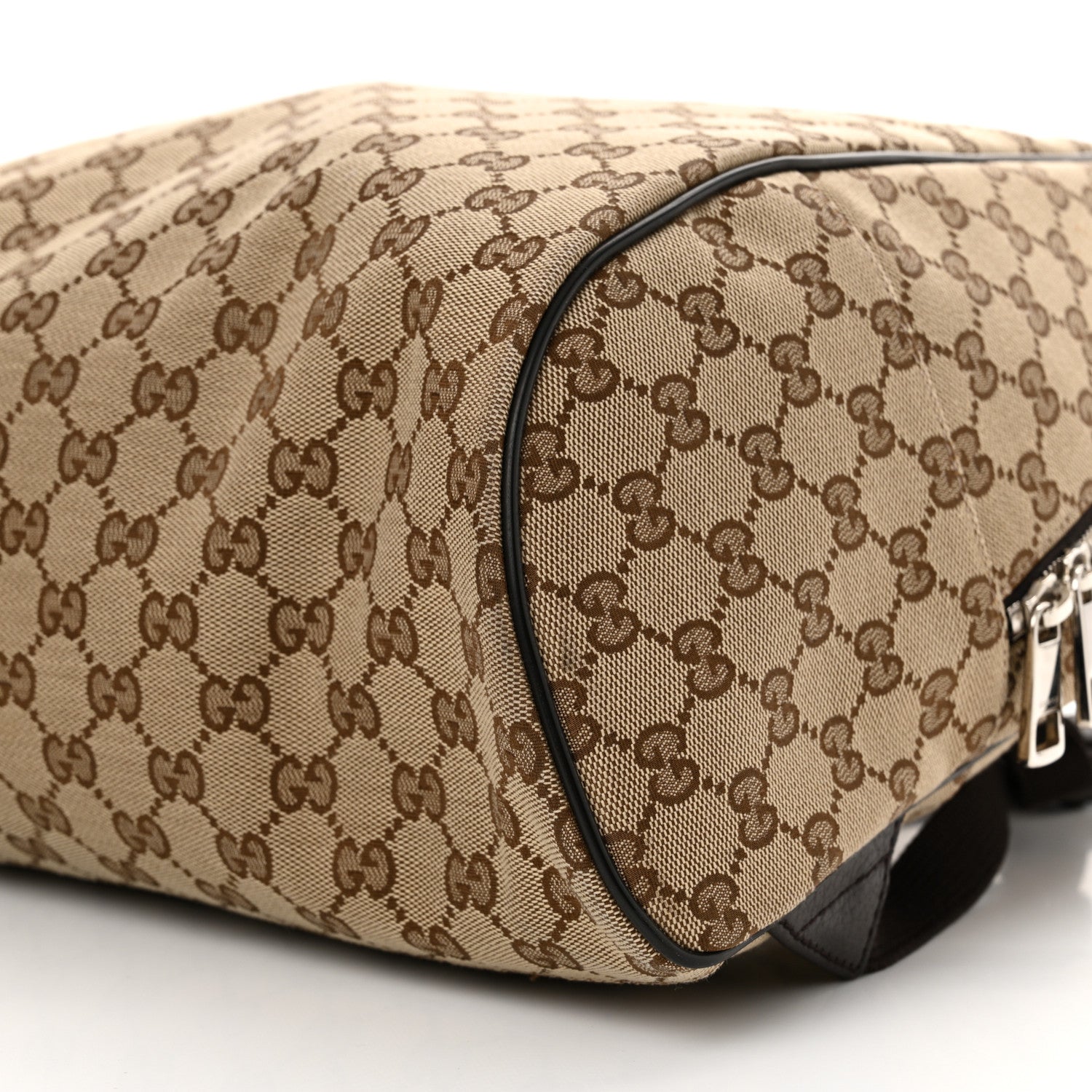 Gucci Monogram Travel Backpack Dark Brown 10 of 12