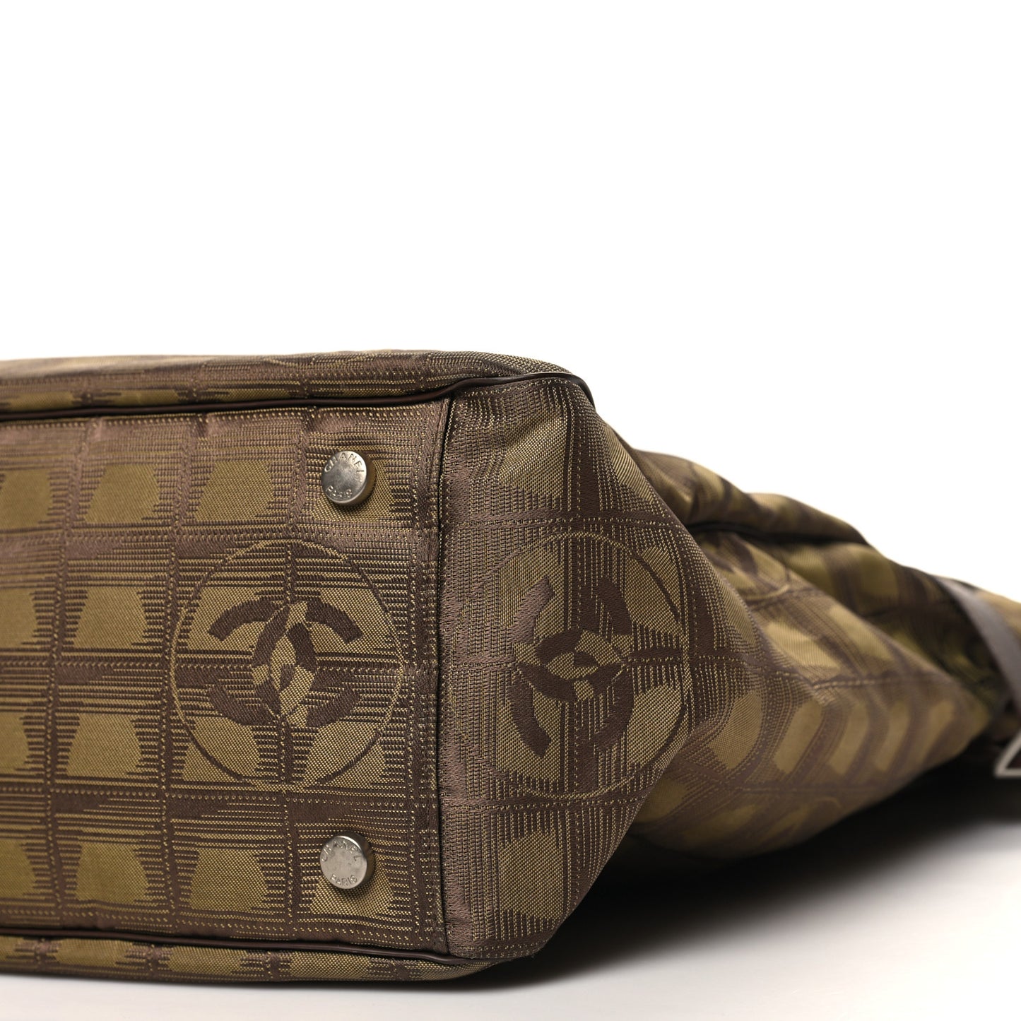 Nylon Travel Large Tote Khaki