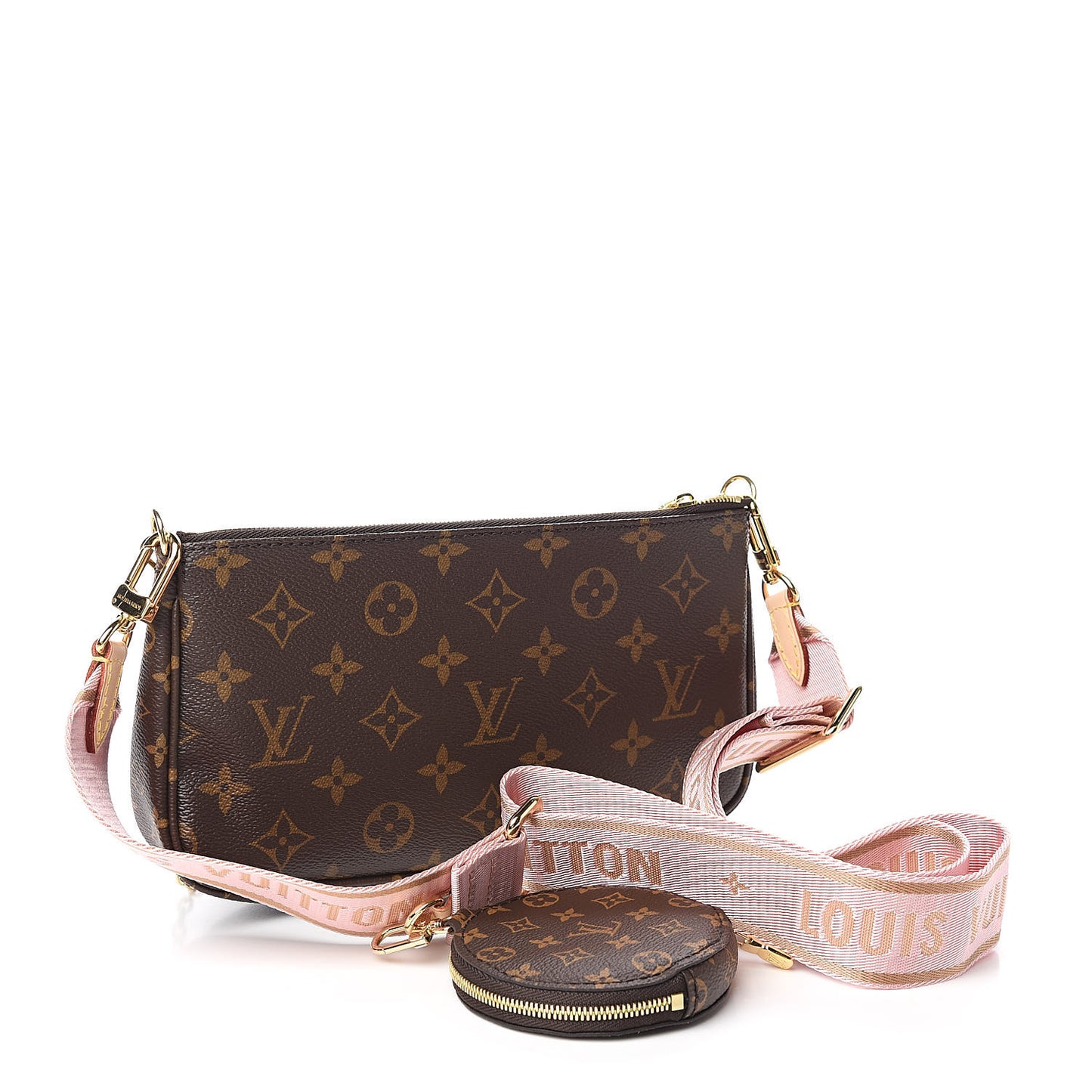 Monogram Multi Pochette Accessories Rose Clair