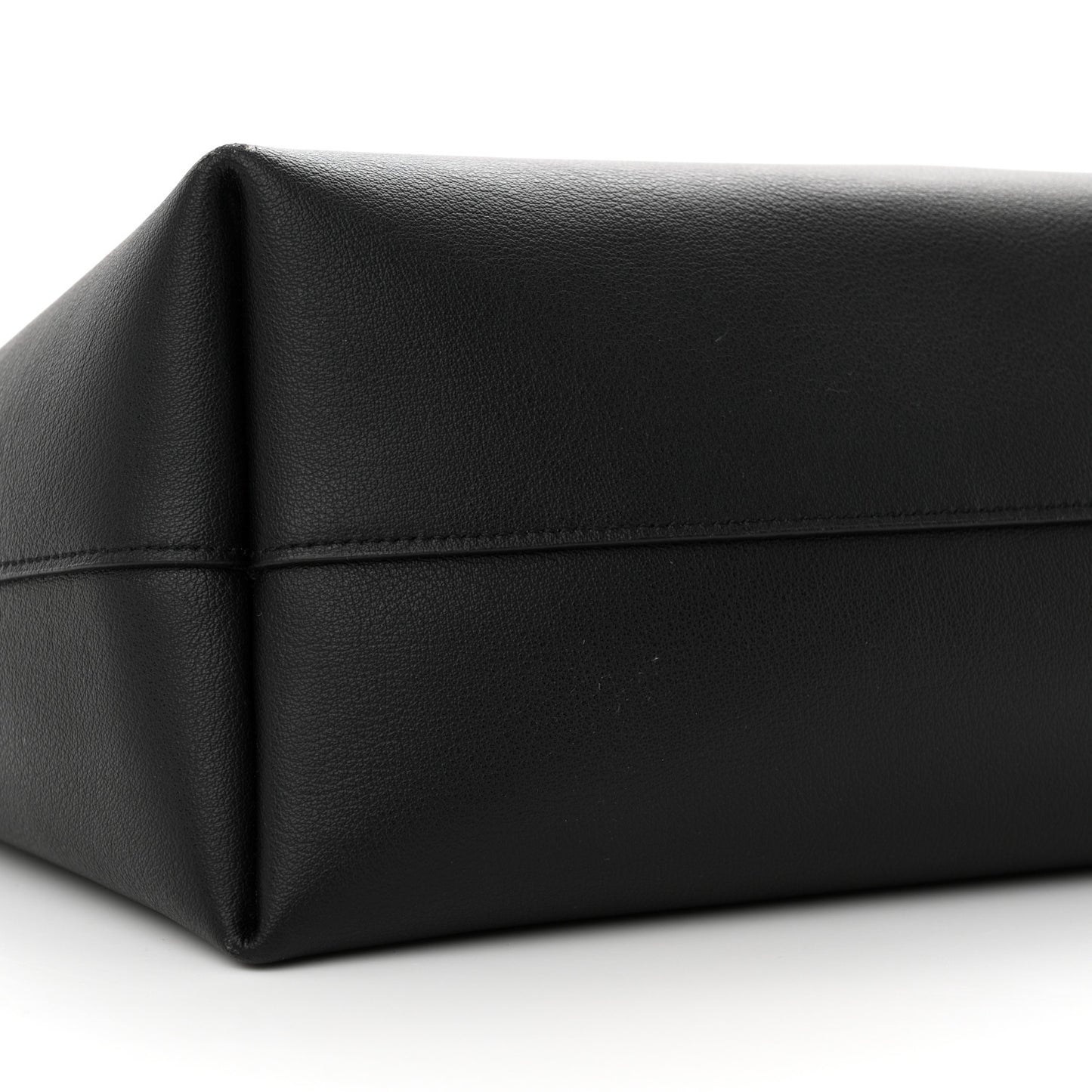 Calfskin Large Shopping Tote Black