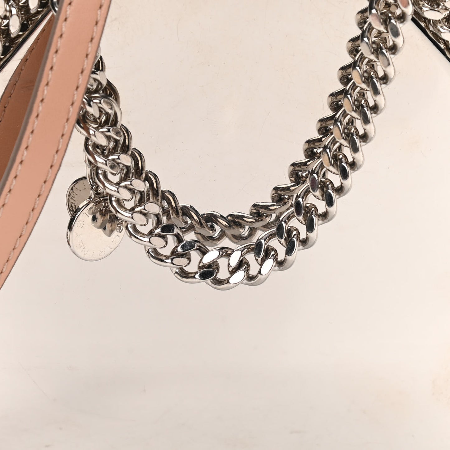 Polished Brass Mini Baby Bella Mirrored Bag Silver