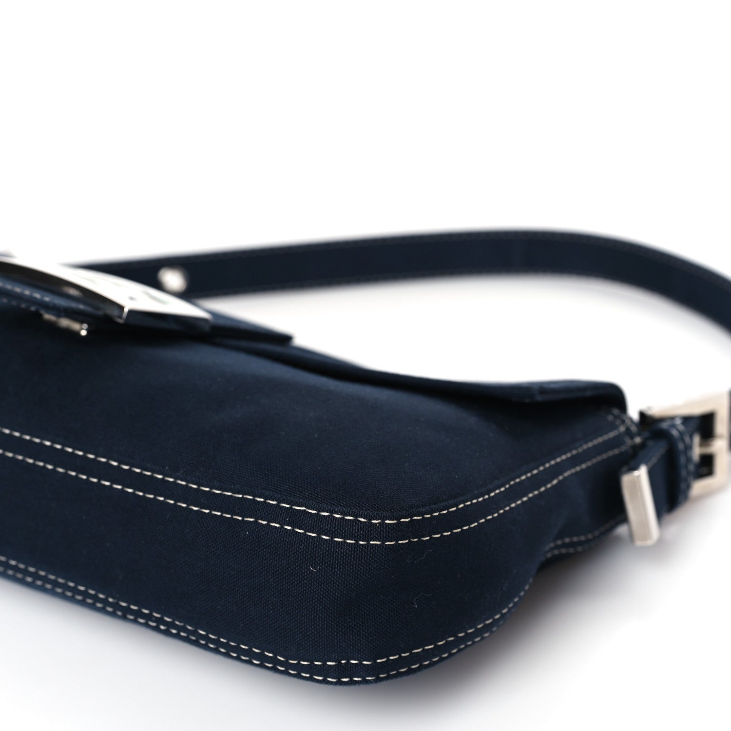 Fendi Denim Baguette Blue 8 of 8
