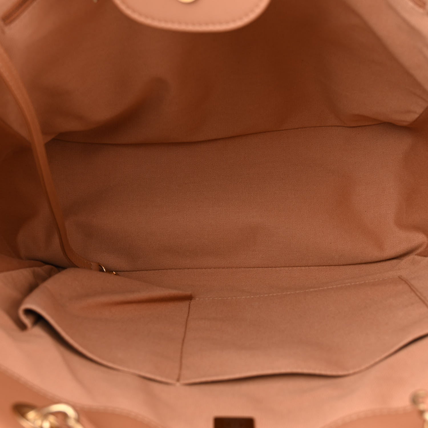 Chanel Calfskin Stitched Large Shopping Bag Brown 5 of 12