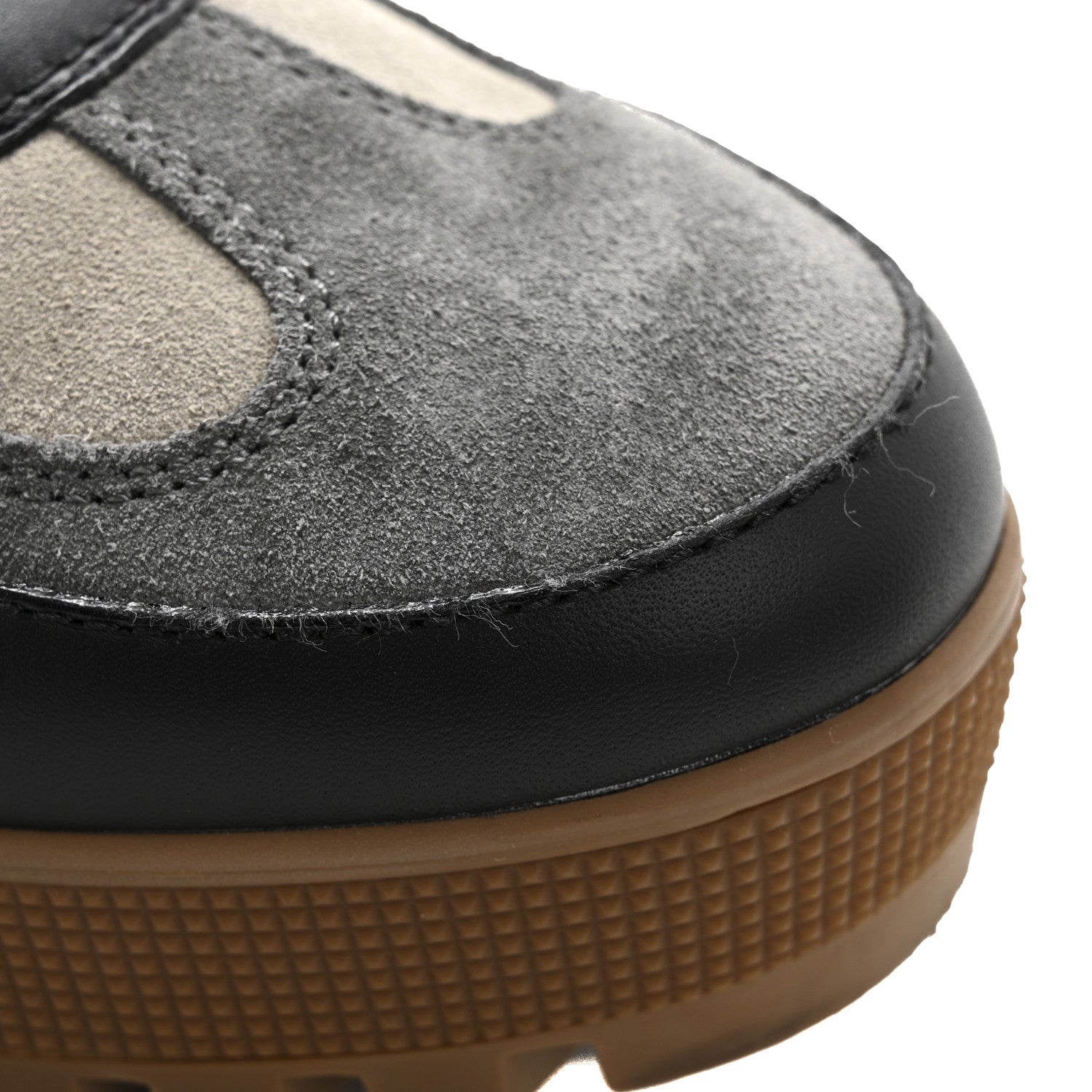 Louis Vuitton Suede Calfskin Monogram Laureate Platform Desert Boots 40 Grey 11 of 11