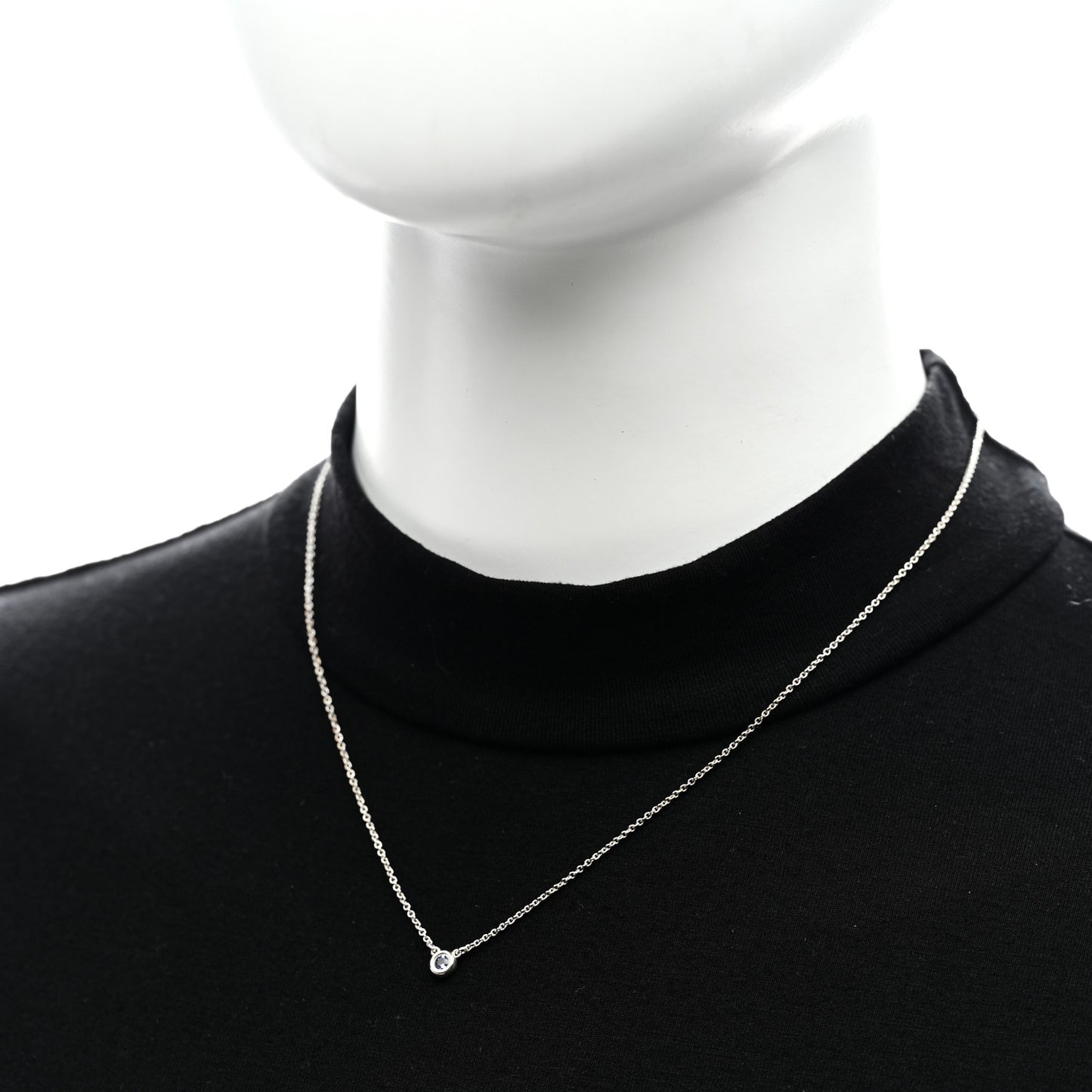 Sterling Silver Tanzanite .07ct Elsa Peretti Color By The Yard Necklace