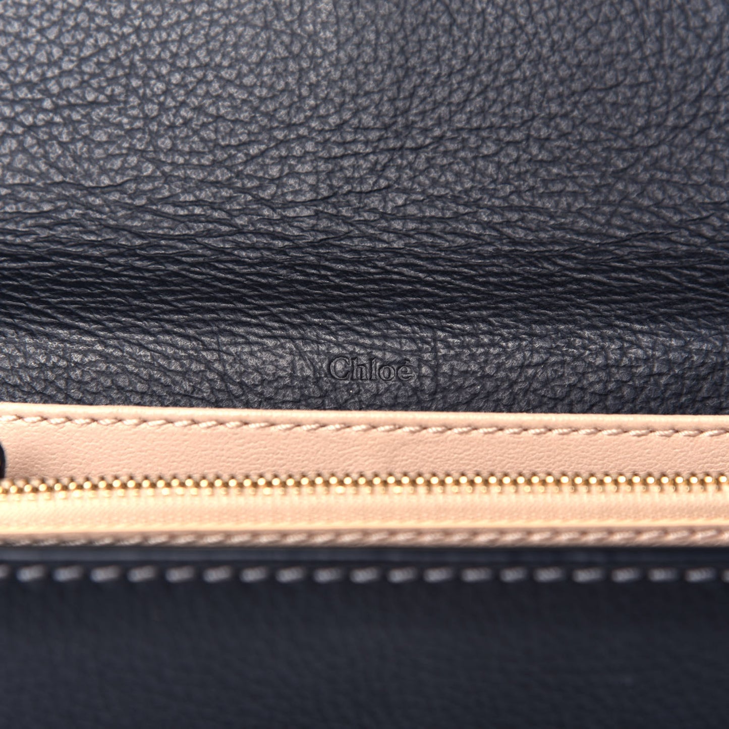 Calfskin Marcie Continental Flap Wallet Black