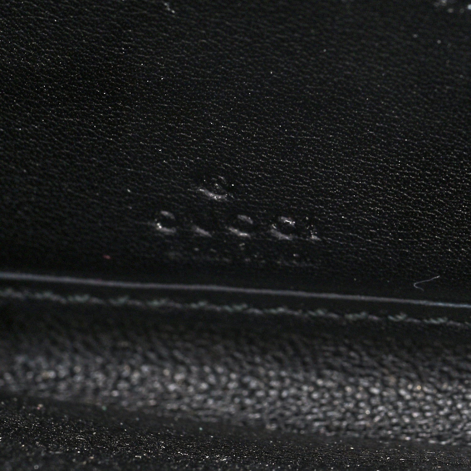 Gucci Guccissima Large Twins Zip Around Wallet Black 6 of 6