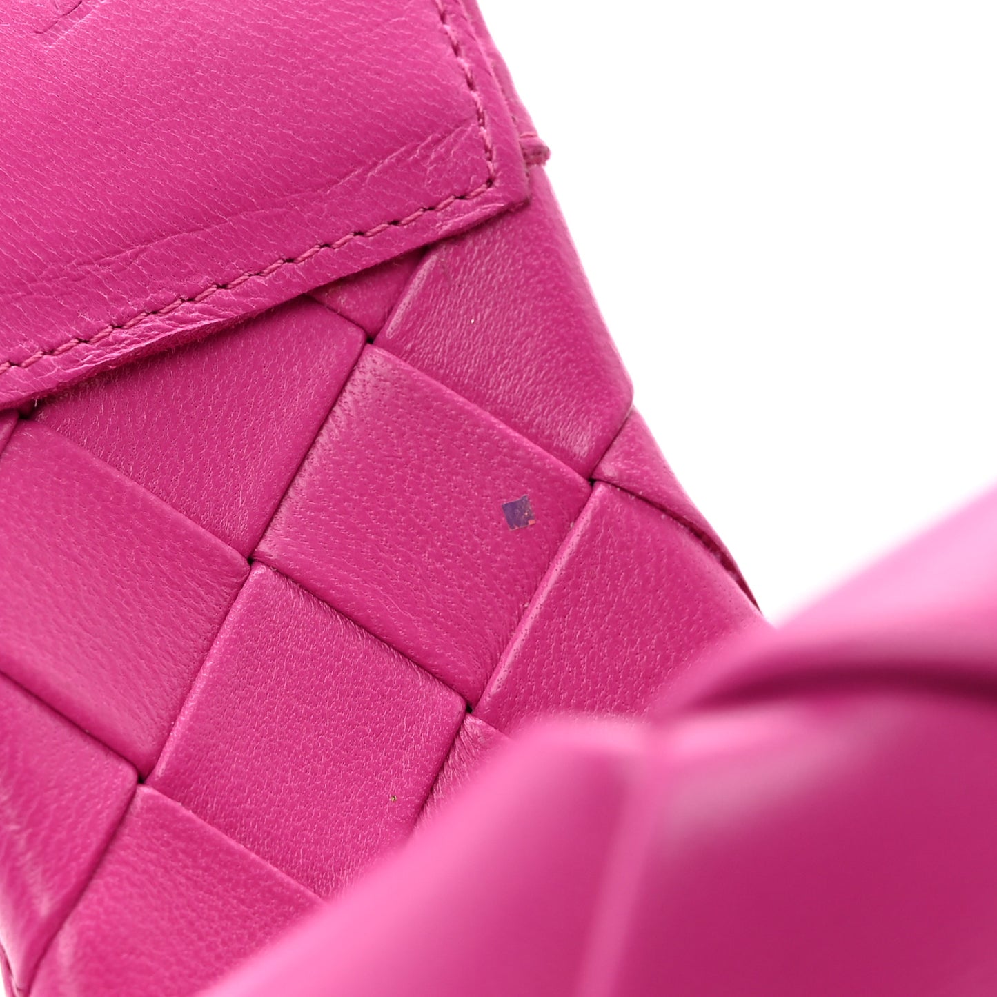 Nappa Maxi Intrecciato Lido Mule Sandals 38 Hollyhock