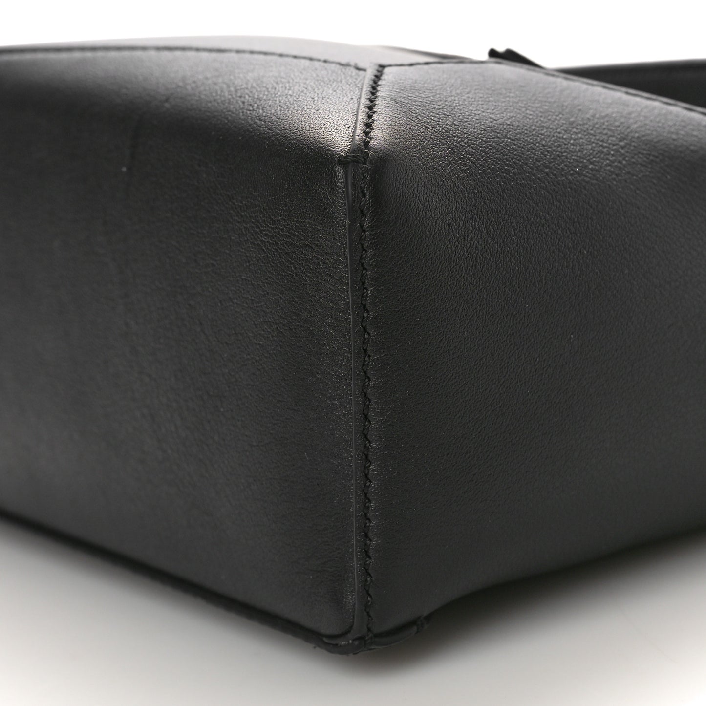 Calfskin Mini Puzzle Edge Bag Black