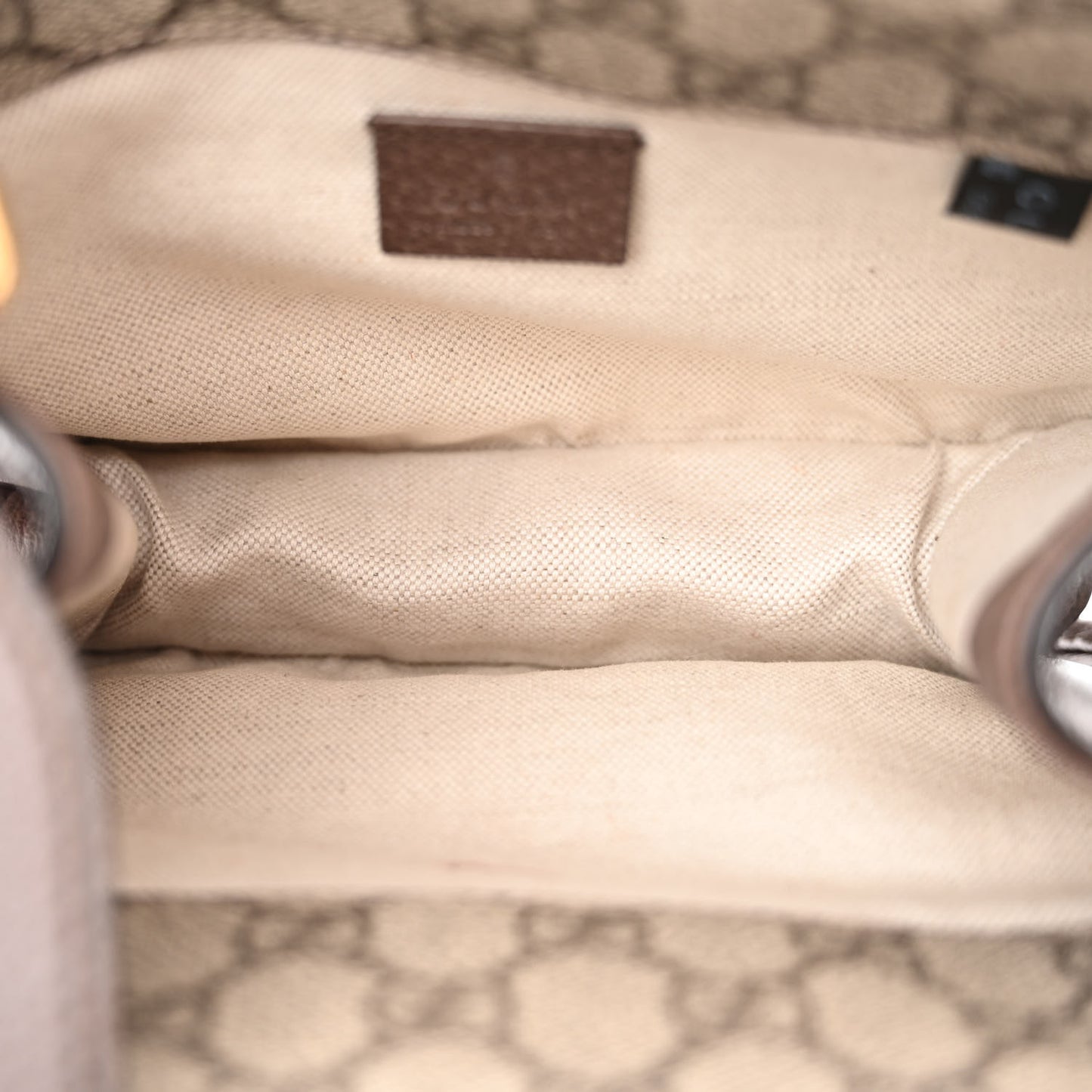 GG Supreme Monogram Web Small Neo Vintage Double Flap Messenger Bag Beige New Acero