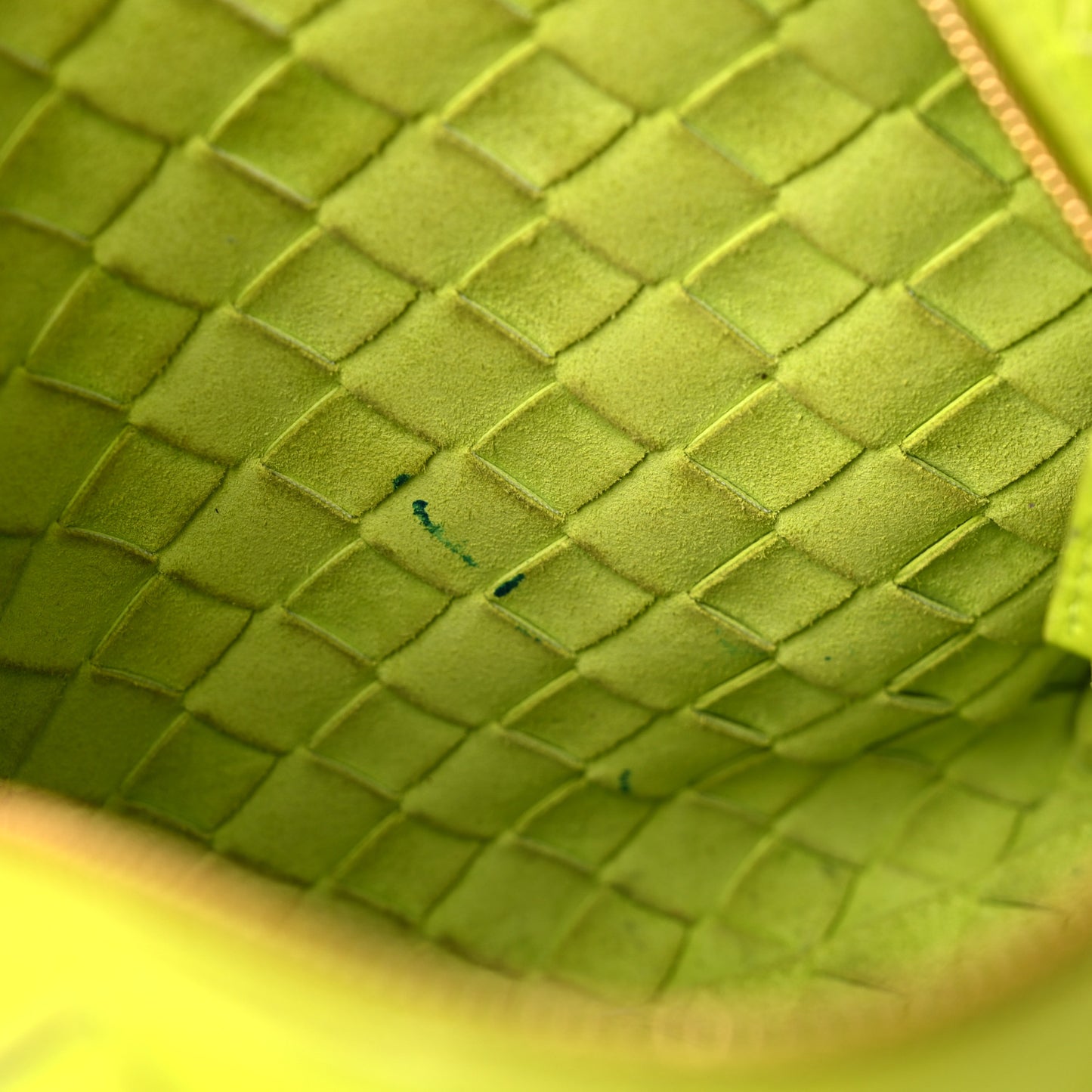 Nappa Intrecciato Small Loop Camera Bag Acid Kiwi