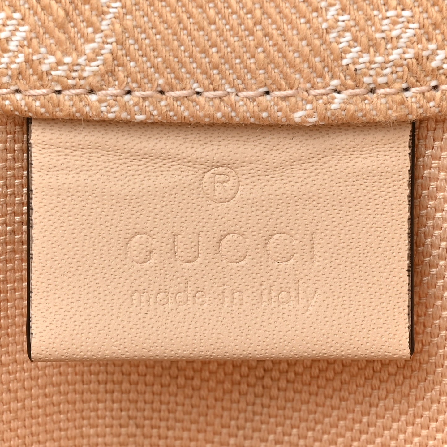 Denim Ophidia GG Monogram Tote Medium Light Beige
