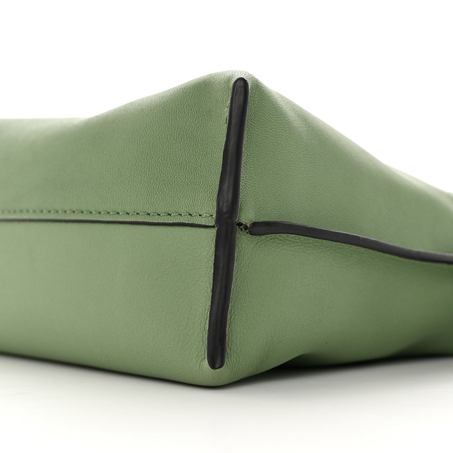 Calfskin Mini Flamenco Knot Clutch Rosemary