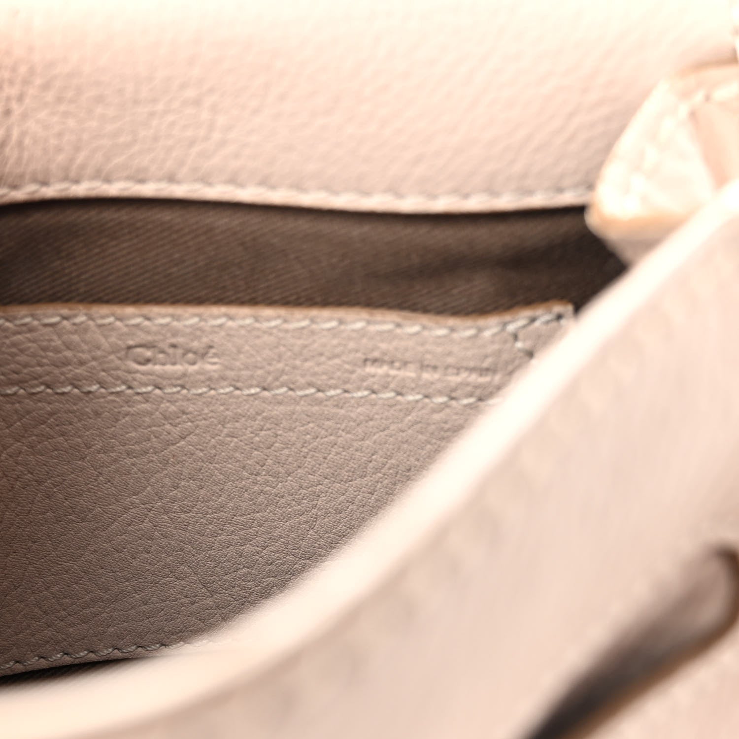 Chloe Calfskin Mini Marcie Round Crossbody Bag Blush Nude 6 of 11