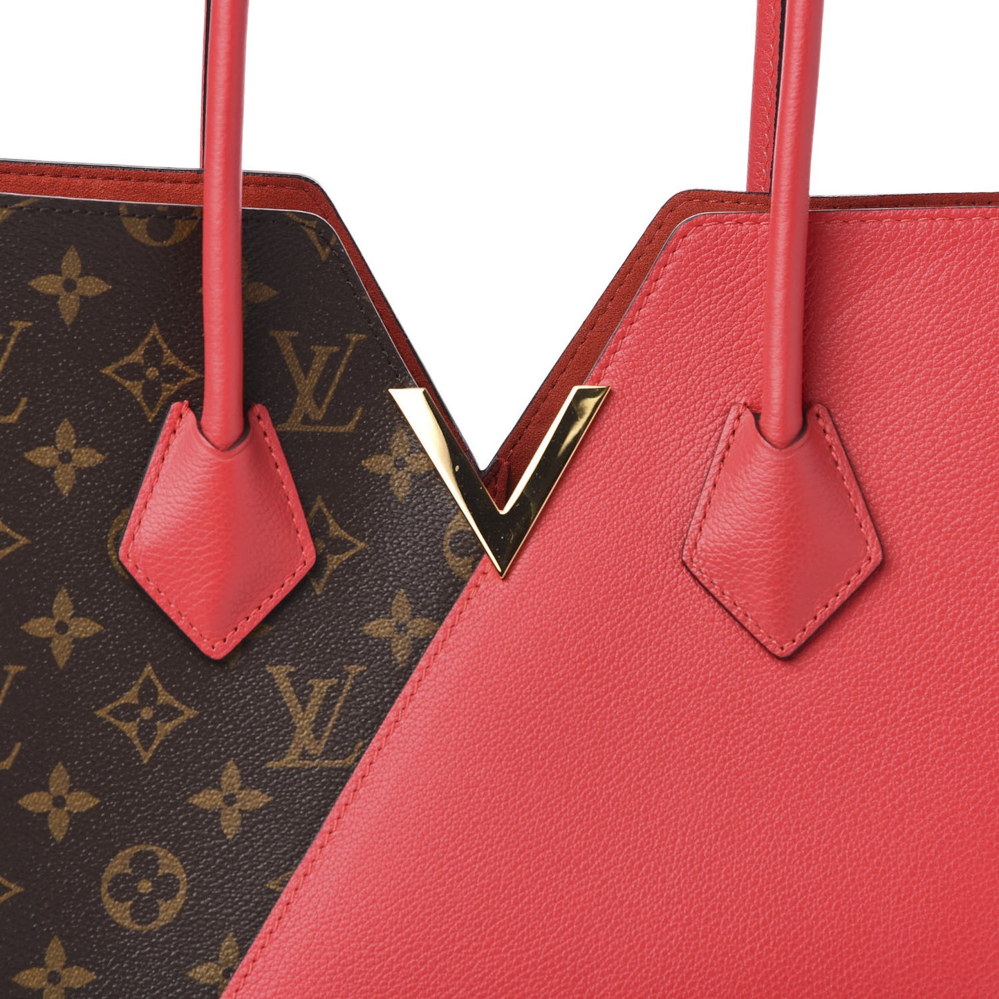 Calfskin Monogram Kimono Tote Poppy
