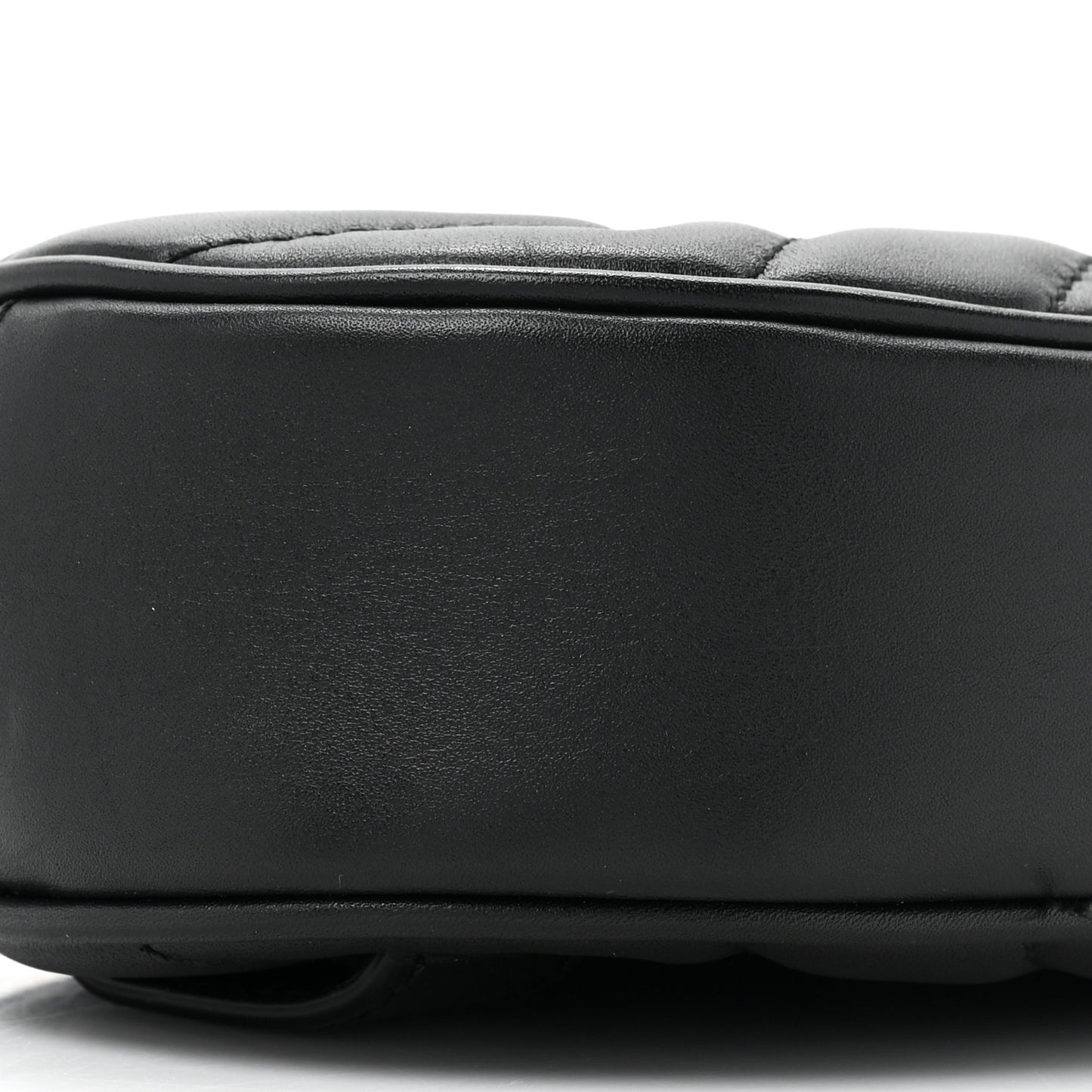 Calfskin Matelasse GG Marmont Belt Bag 85 34 Black
