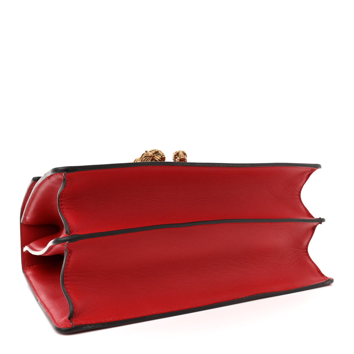 Calfskin Bamboo Web Medium Dionysus Top Handle Bag Red White Blue