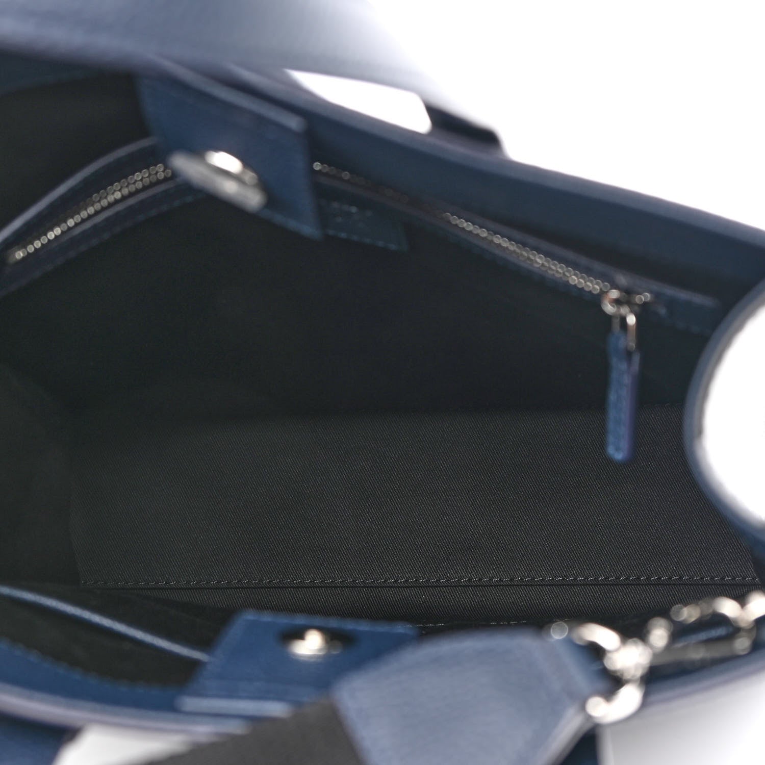 MCM Calfskin Small Portuna Tote Black 4 of 8